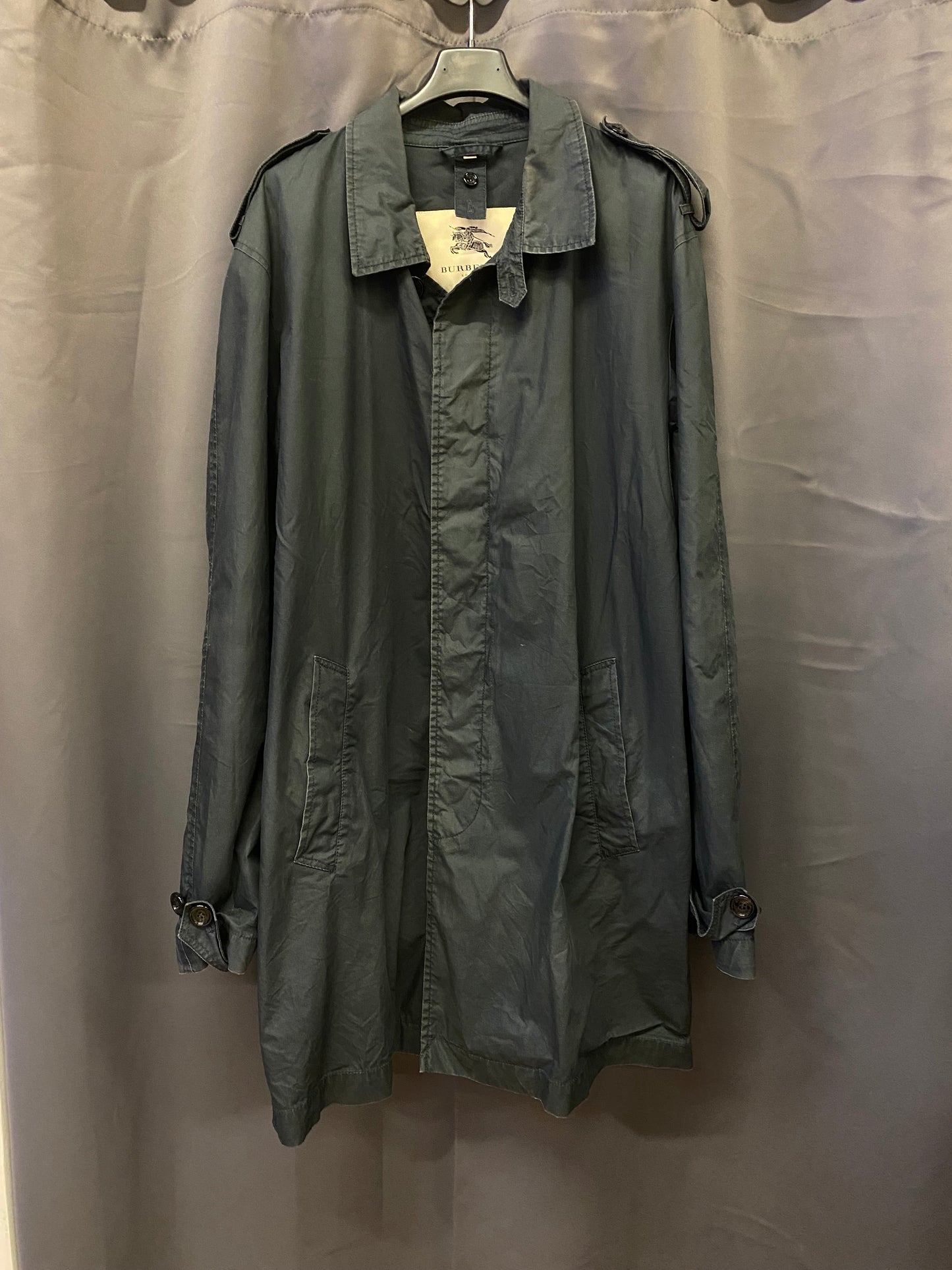 Trench Burberry nero (XXL)