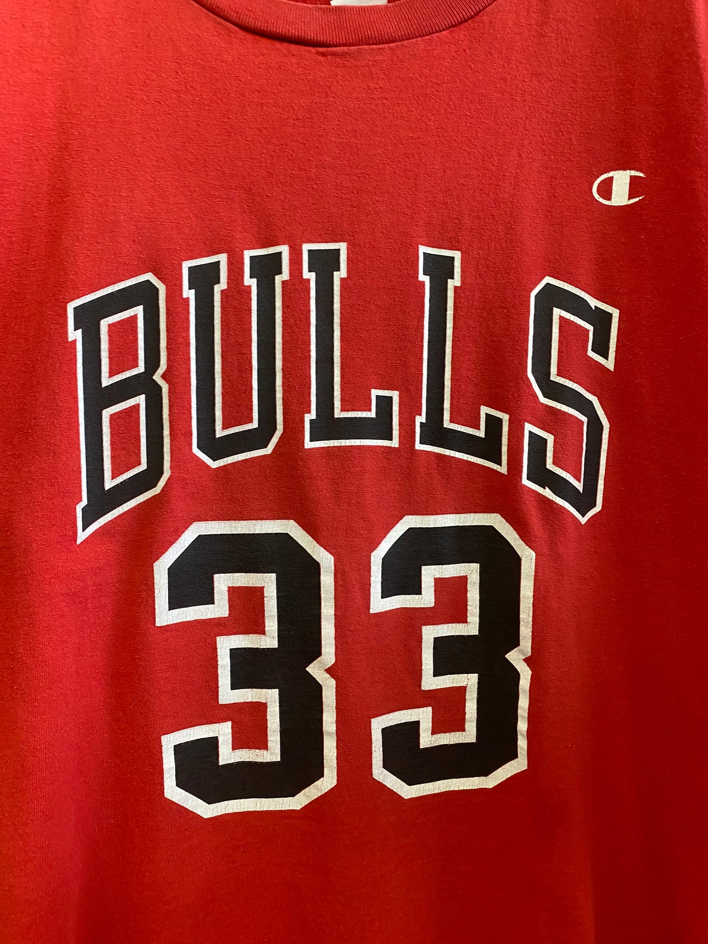 Vintage Champion Chicago Bulls Pippen #33 Sleeveless T-Shirt (XL)