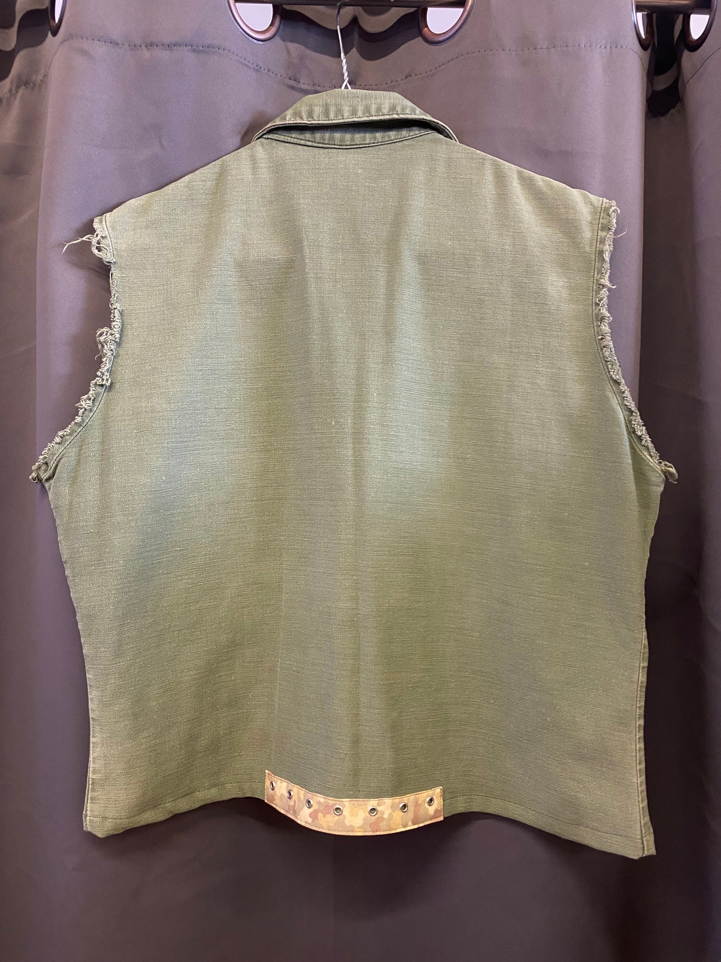 Custom unisex military vintage vest (S/L)
