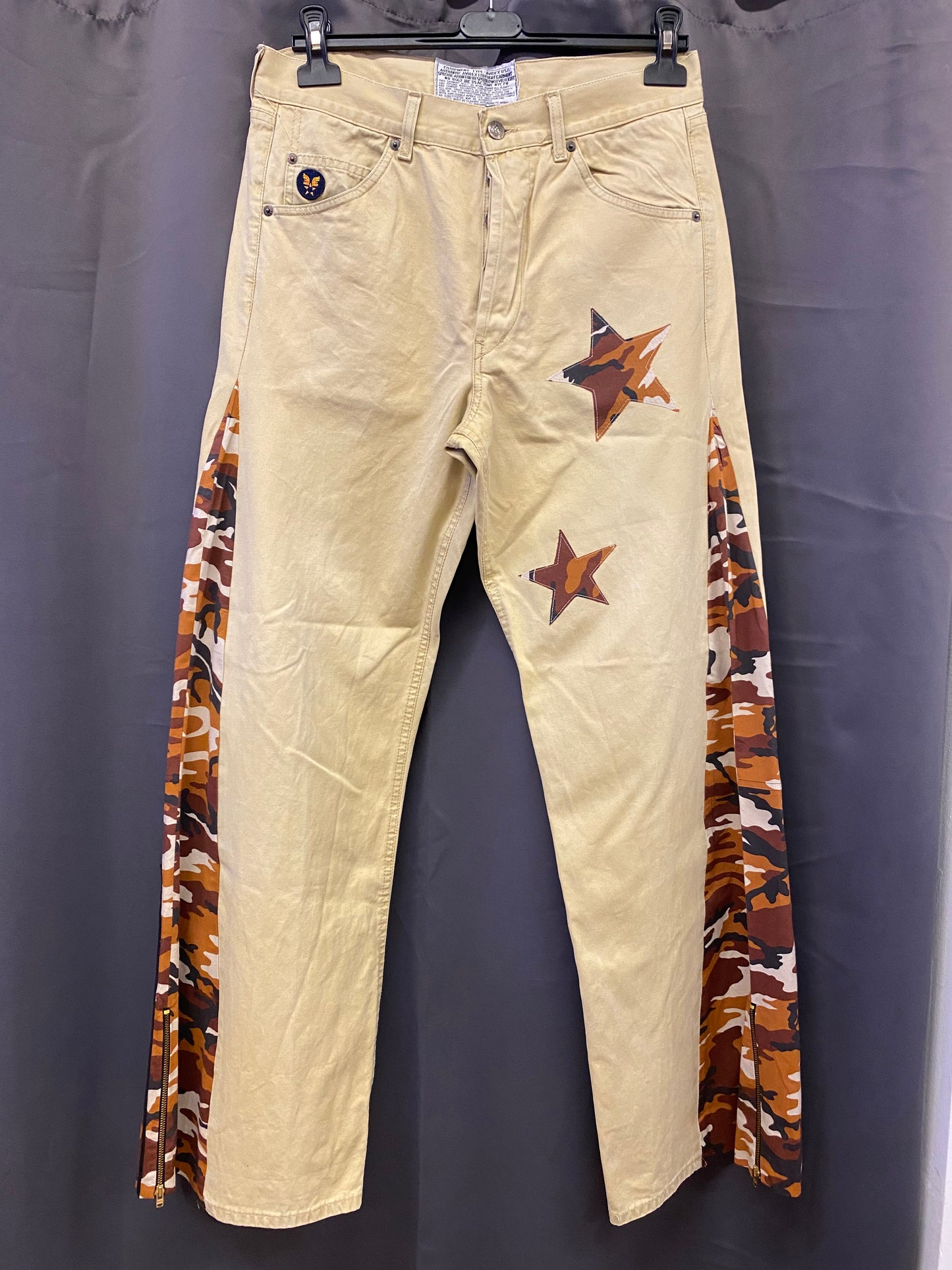 Pantaloni vintage Avirex unisex Custom by R3BORN (46)