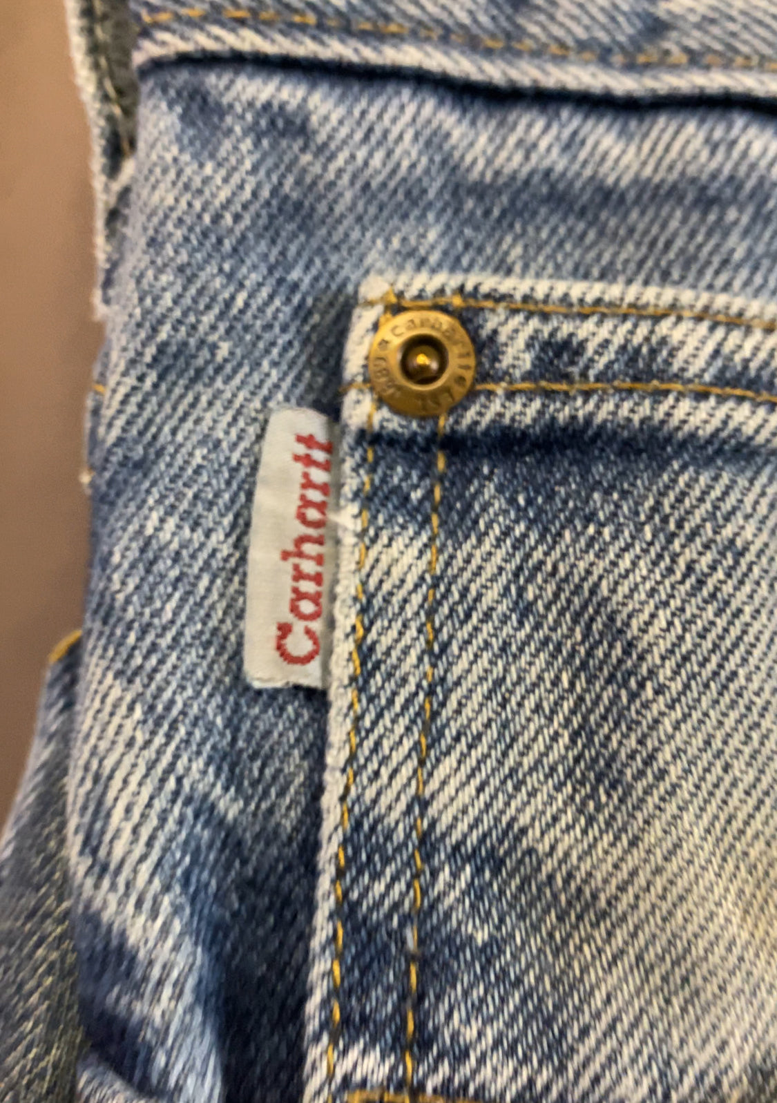 Jorks Carhartt vintage Custom Denim rainbow (M)