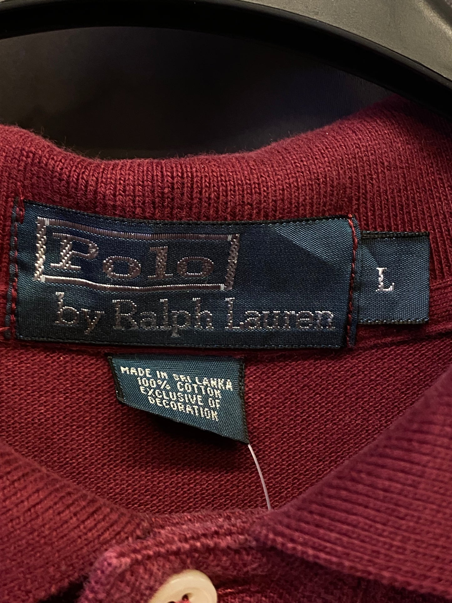 Polo Ralph Lauren a maniche lunghe (L)