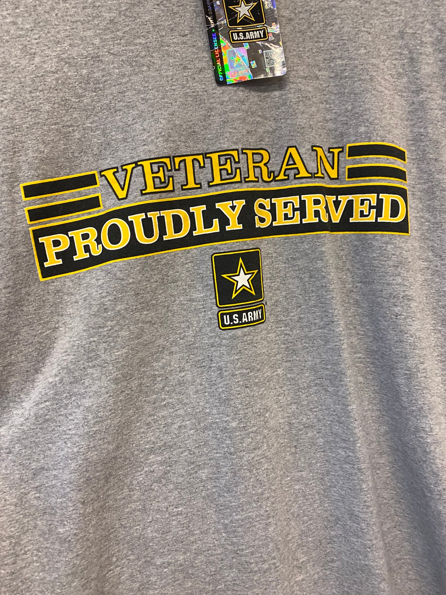 Y2K Veteran Proudly Served Gildan Ultra Cotton T-shirt (M)