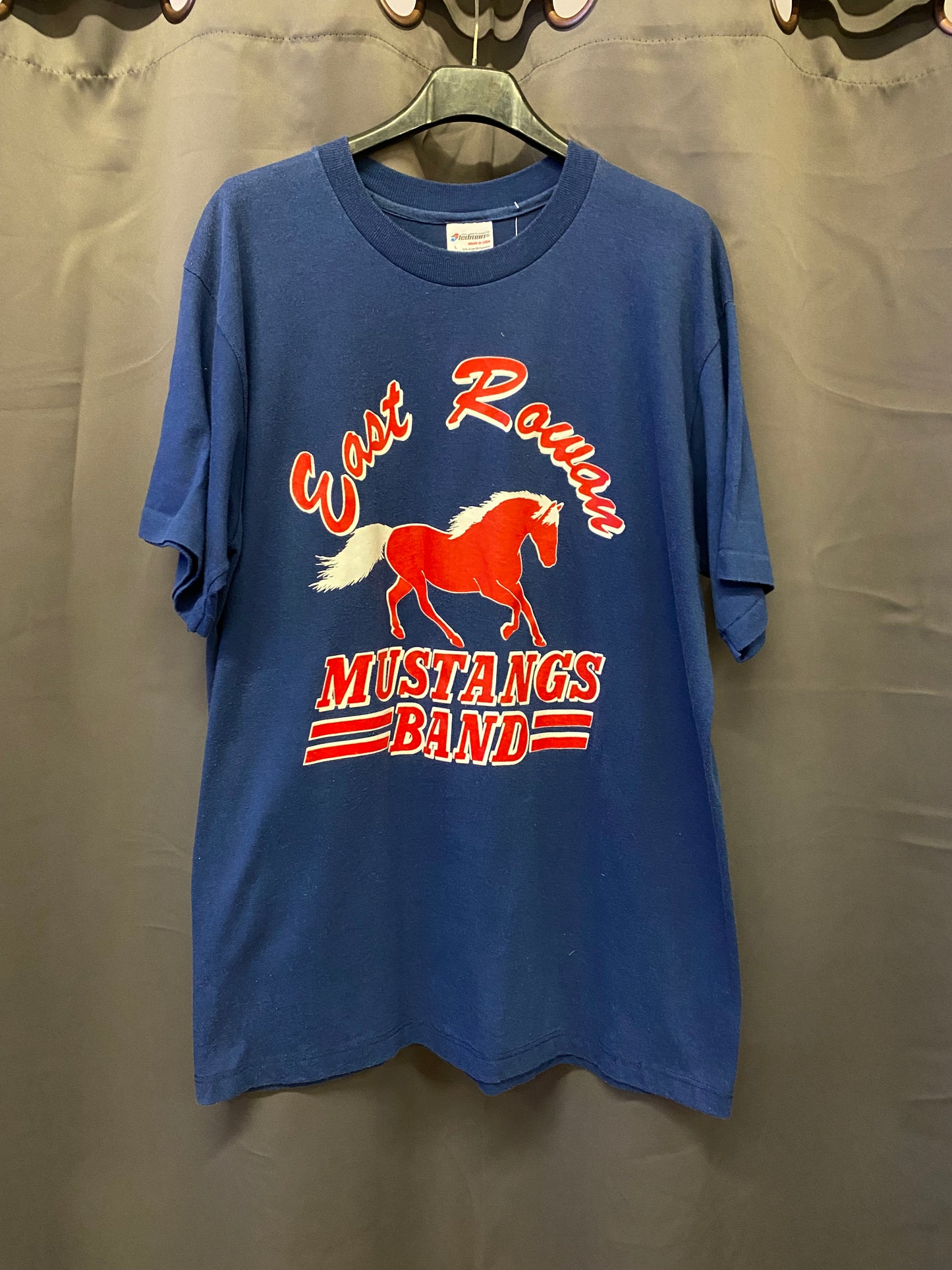 T-shirt vintage Tedman Football East Rowan High School (L)