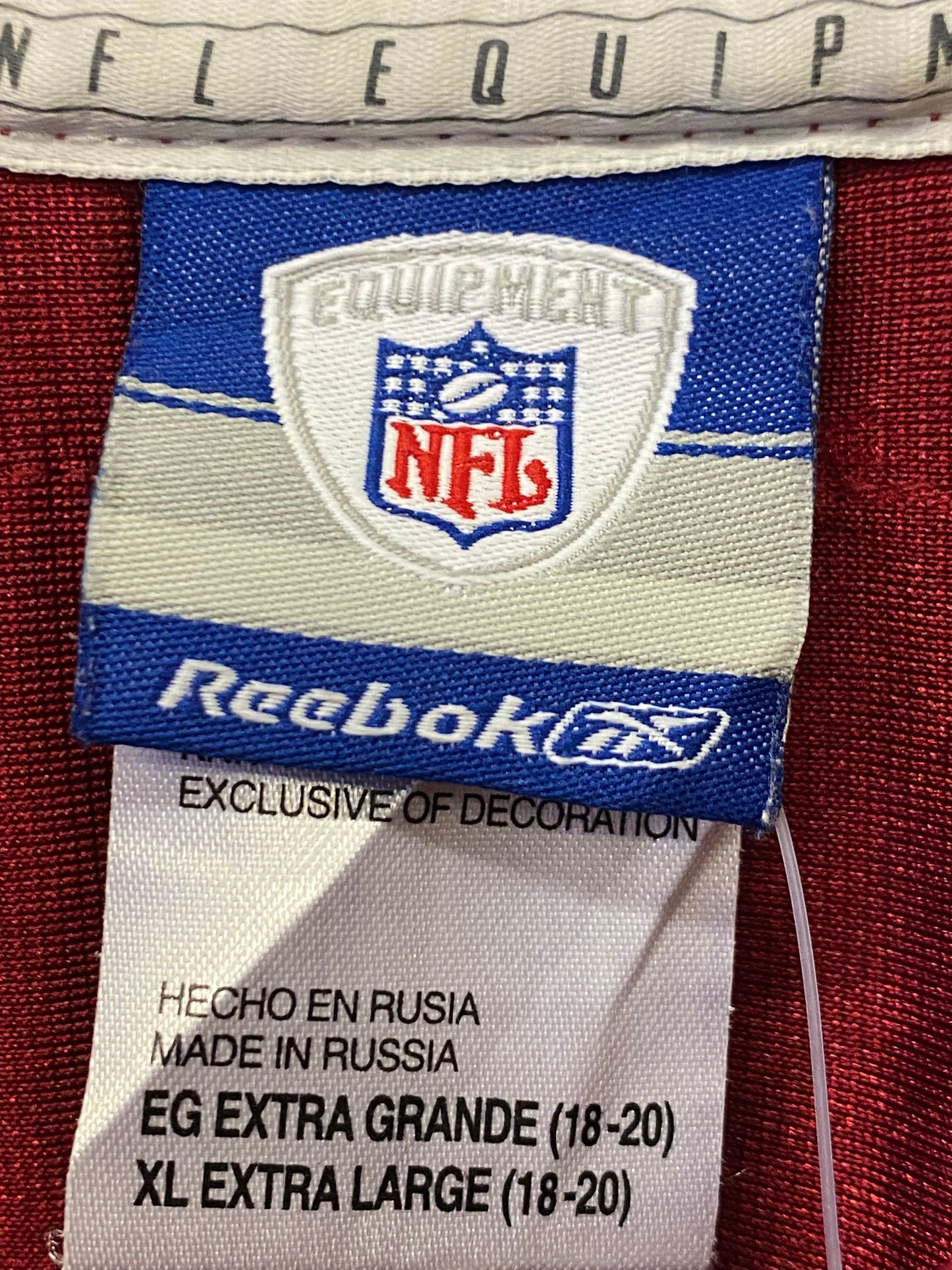 Jersey vintage Reebok NFL Washington Redskins (S)