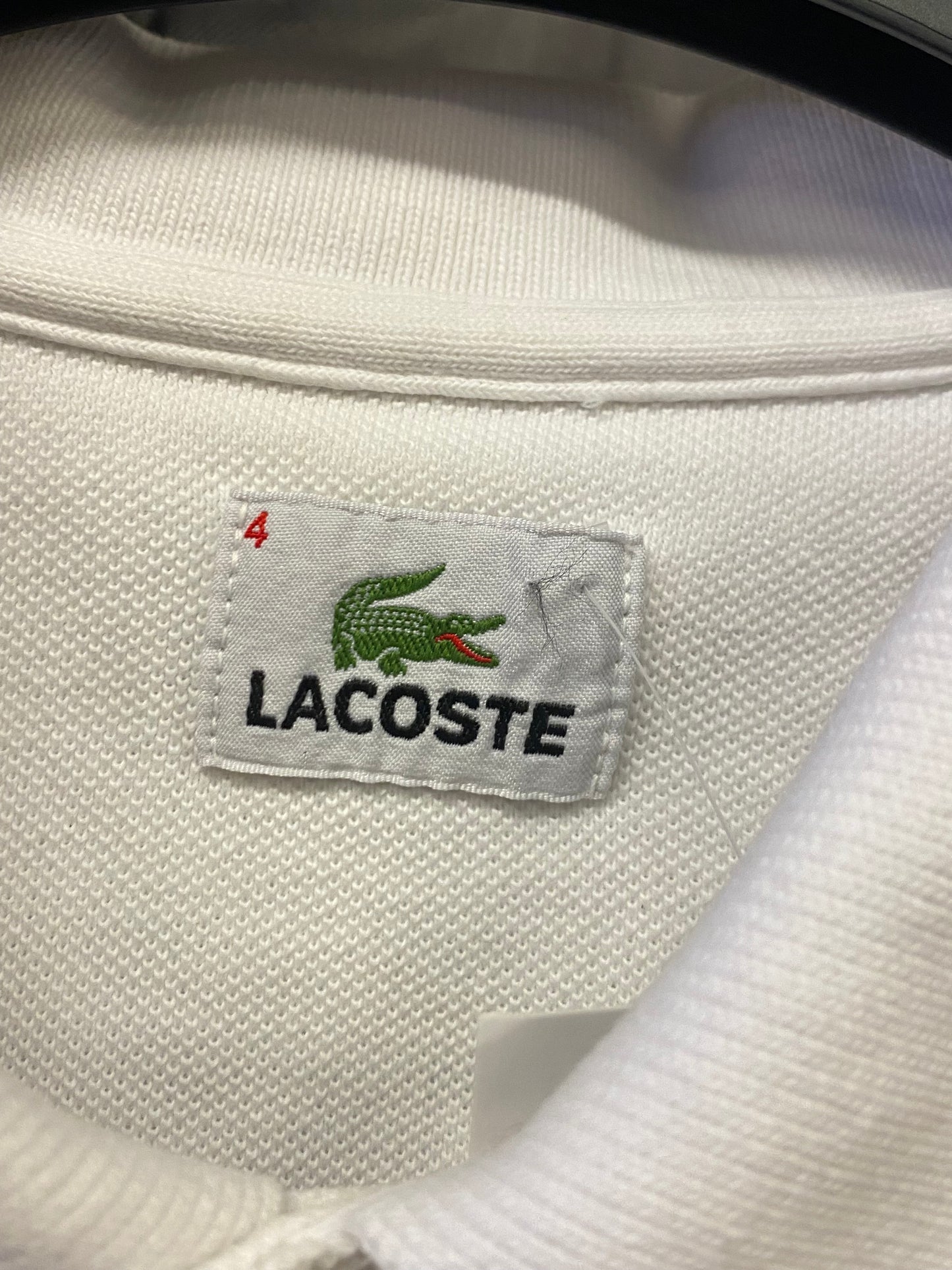 Polo Lacoste White (M)