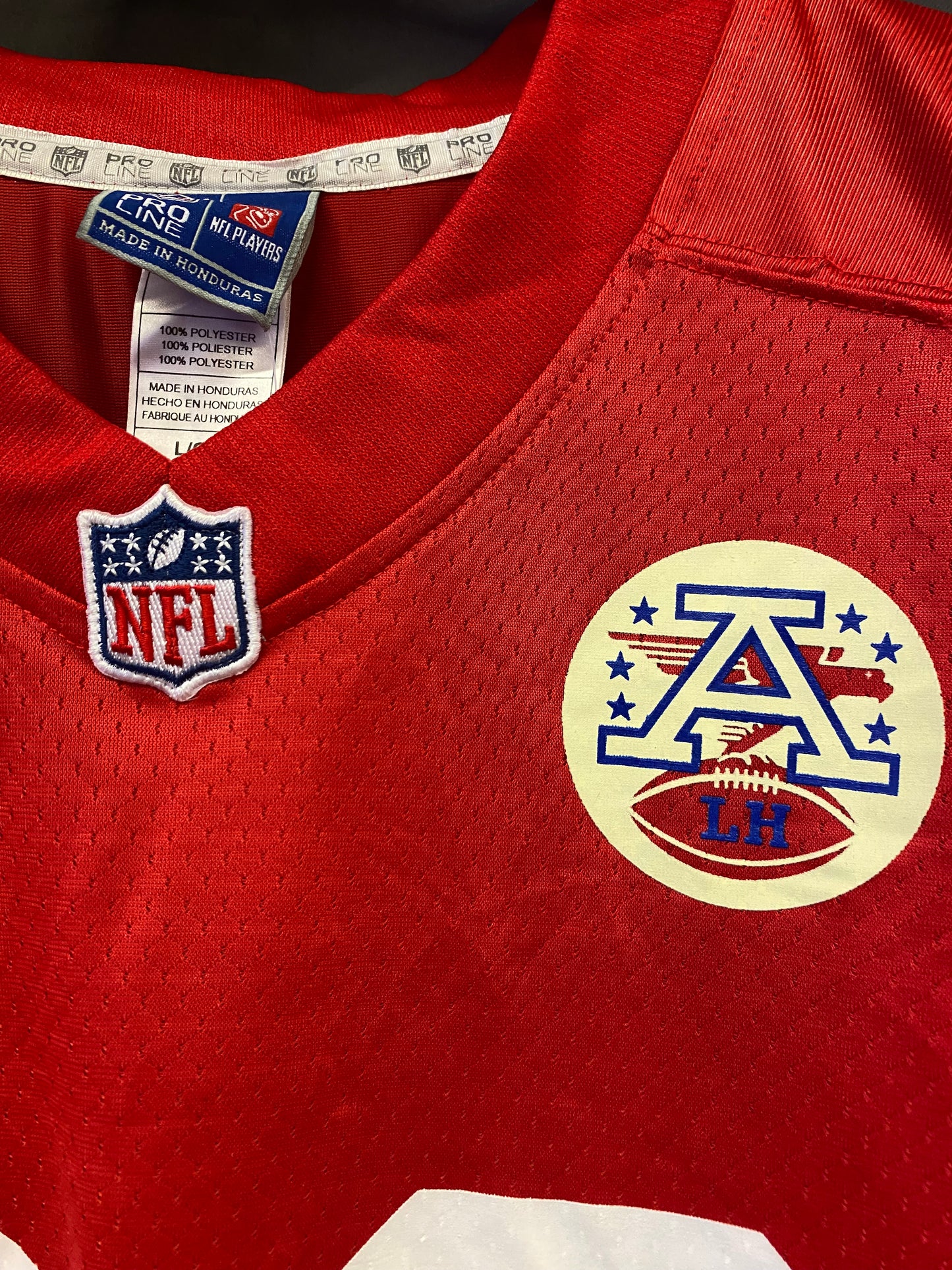 Jersey NFL official Kansas City Chiefs (L)