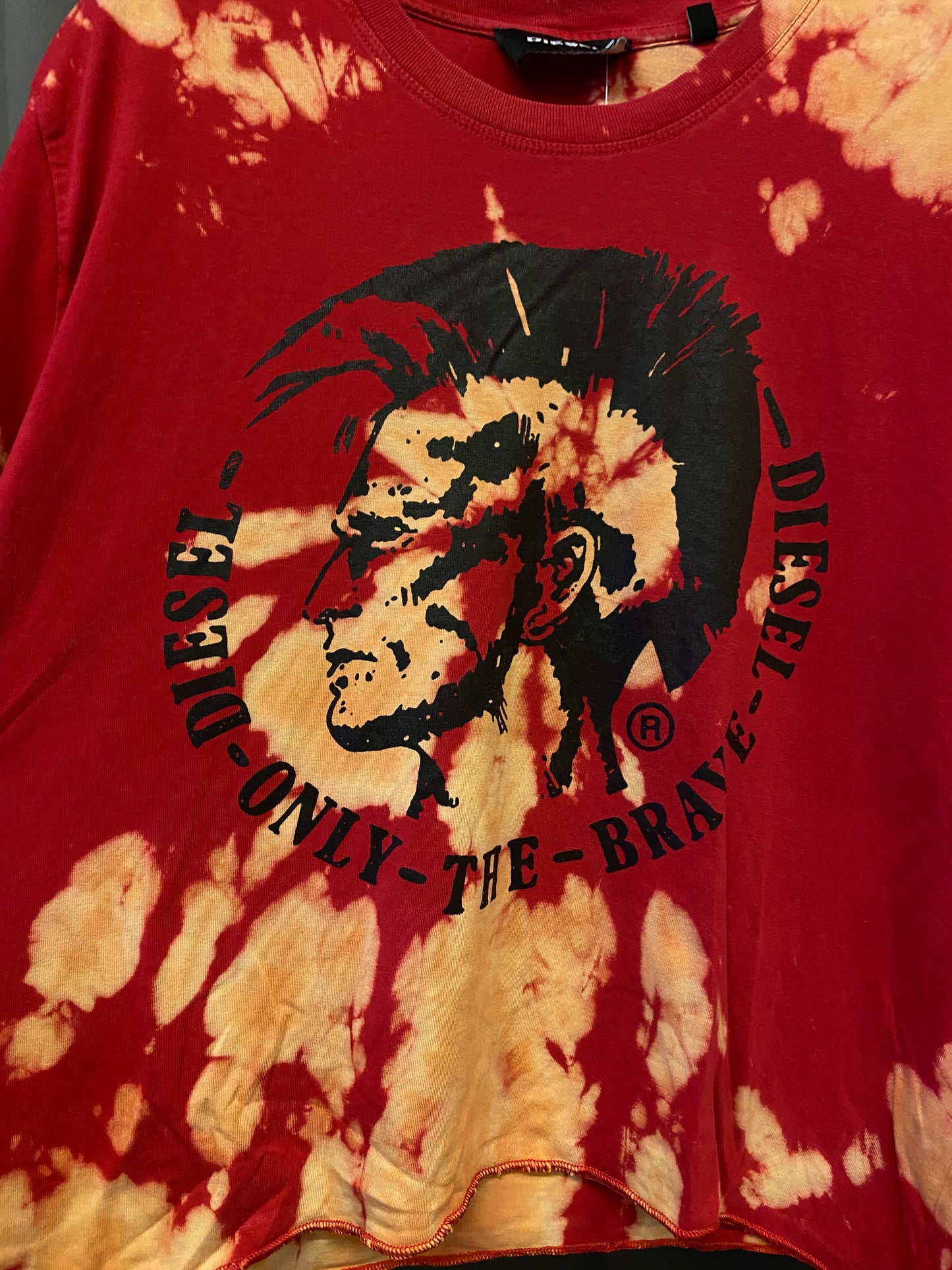 T-shirt crop Diesel custom R3BORN (M)