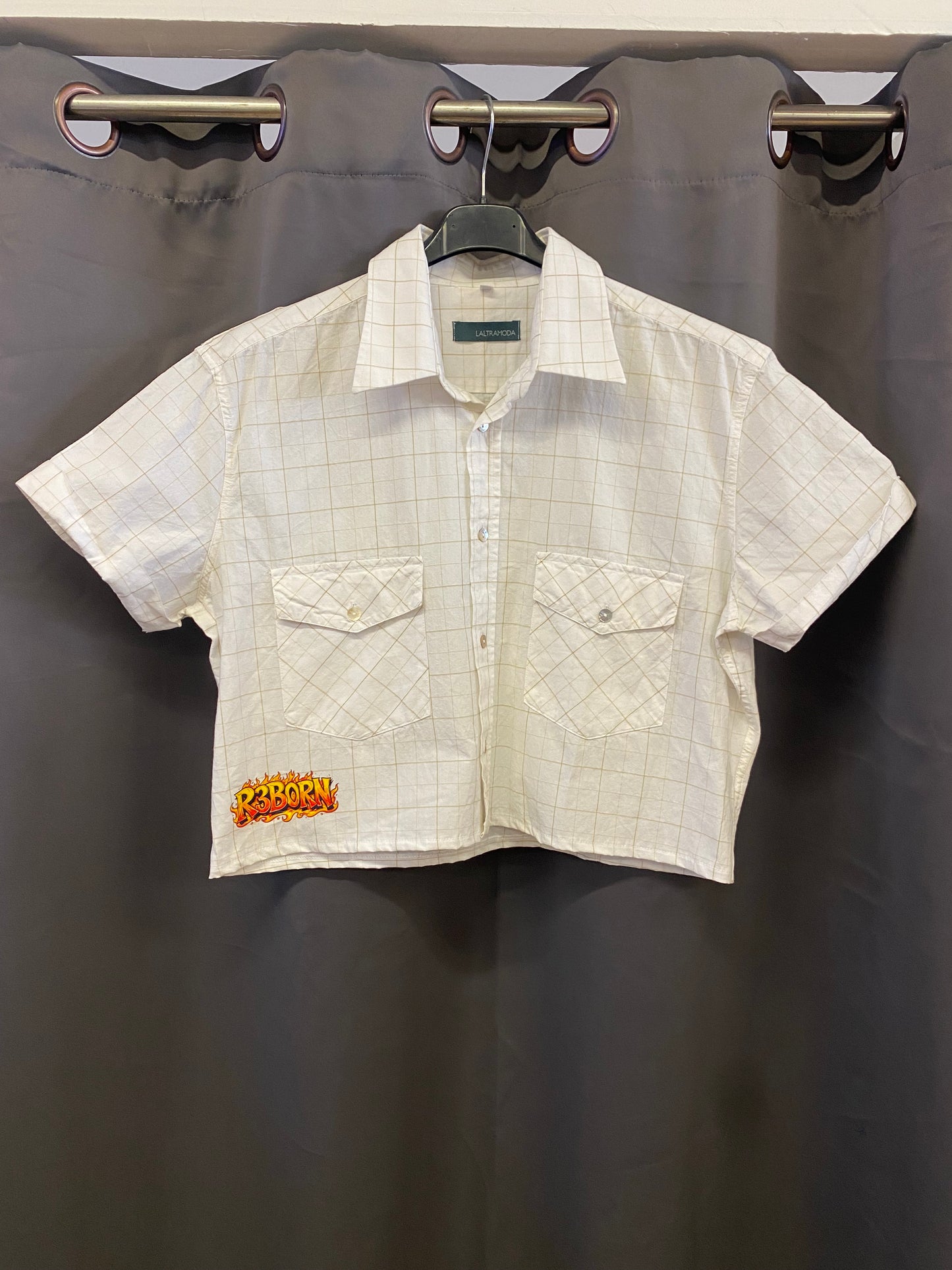 Camicia vintage crop by R3BORN (L)