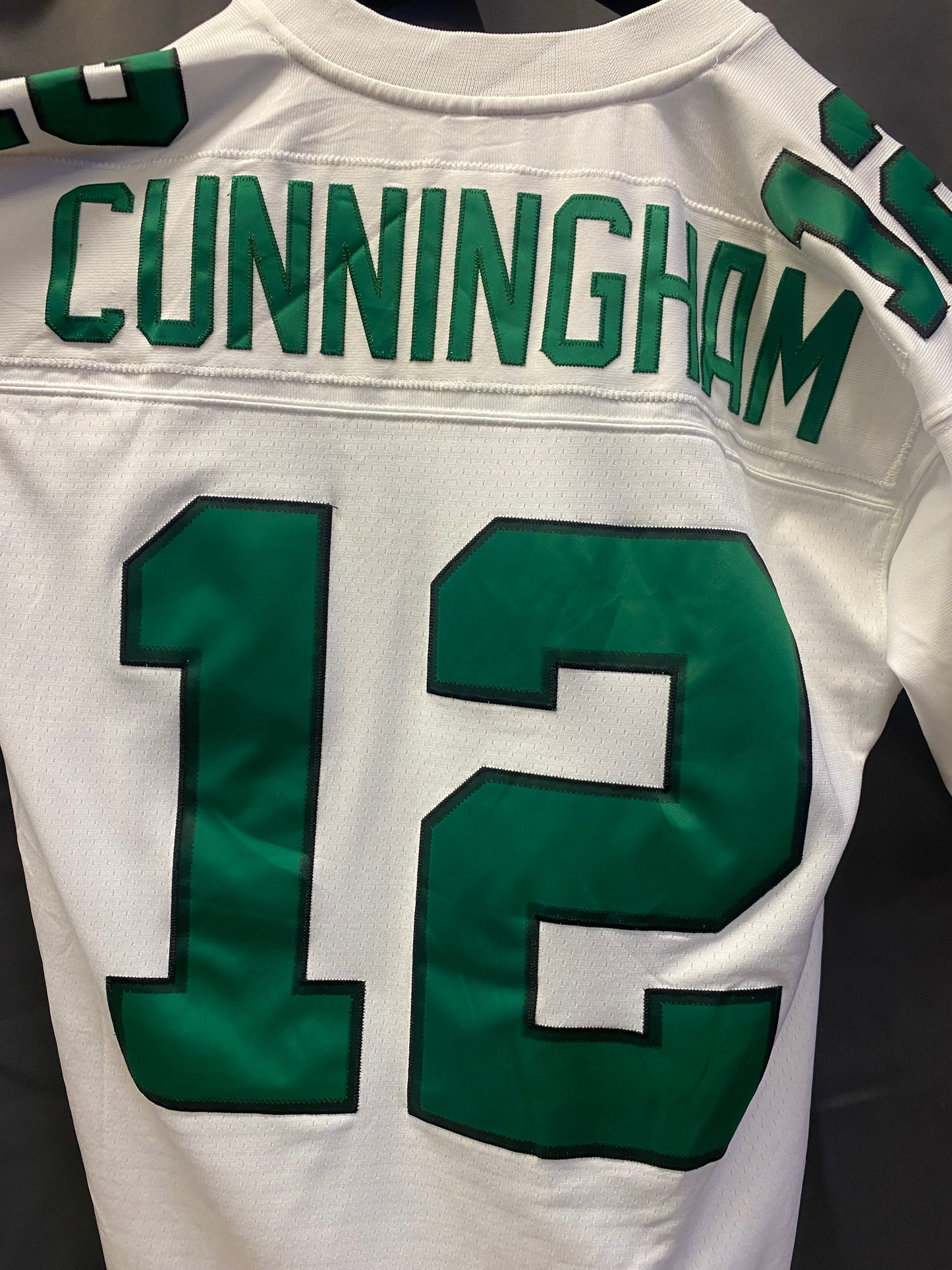 Jersey vintage raro Mitchell & Ness Philadelphia Eagles Cunnighan (M)