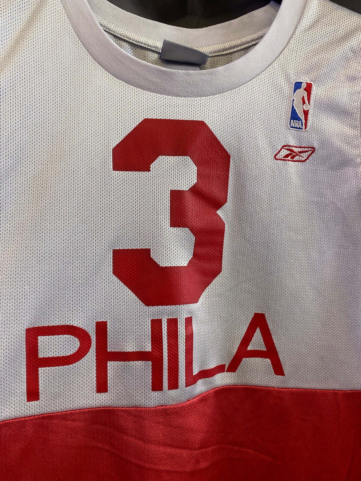 Jersey vintage Reebok NBA Phila Iverson #3 (XXL)