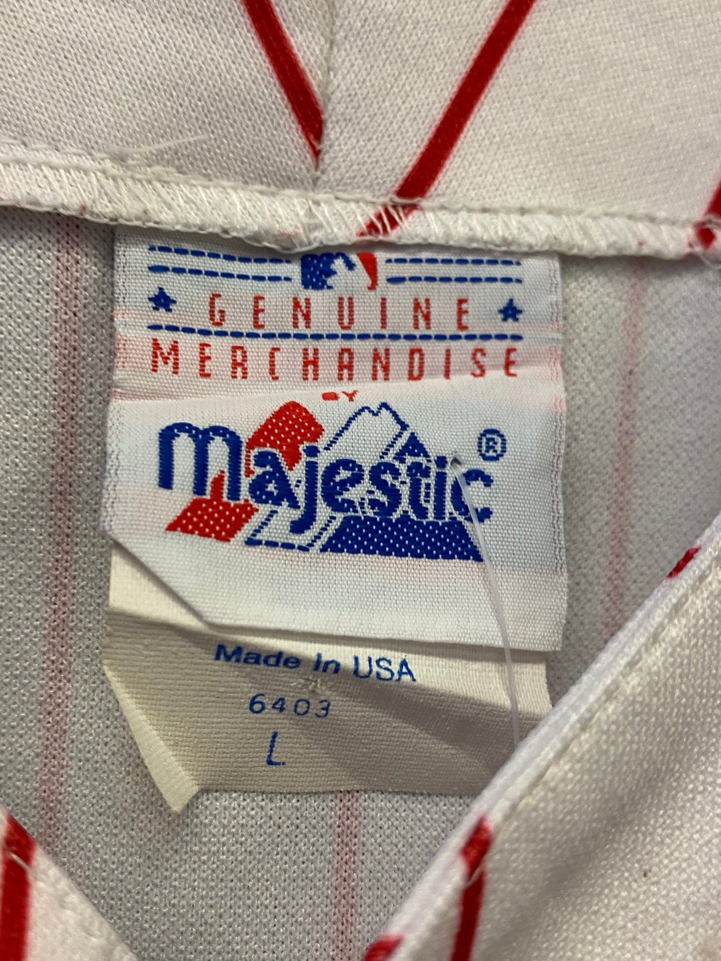 Jersey vintage Majestic MLB Cincinnati Reds (L ragazzo)