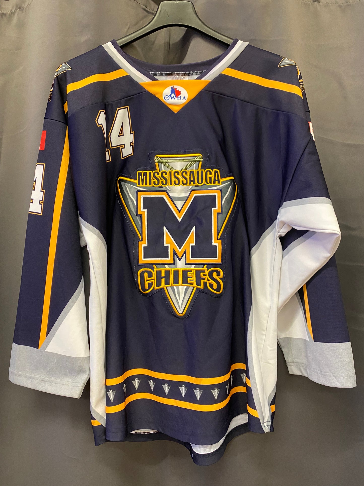 Jersey Y2K Hockey Canadese Mississauga Chiefs