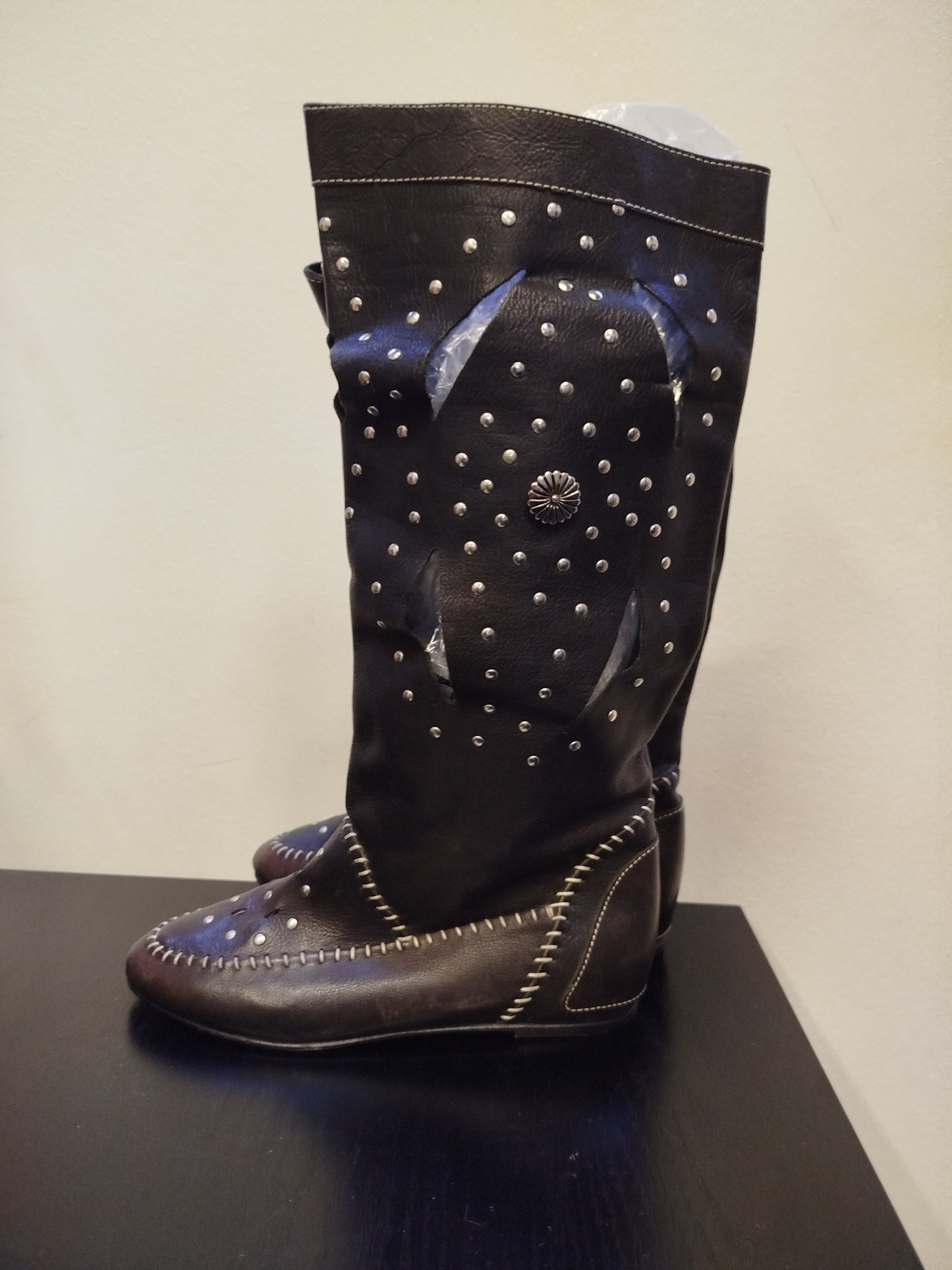Stivale vintage in vera pelle (36 ½)