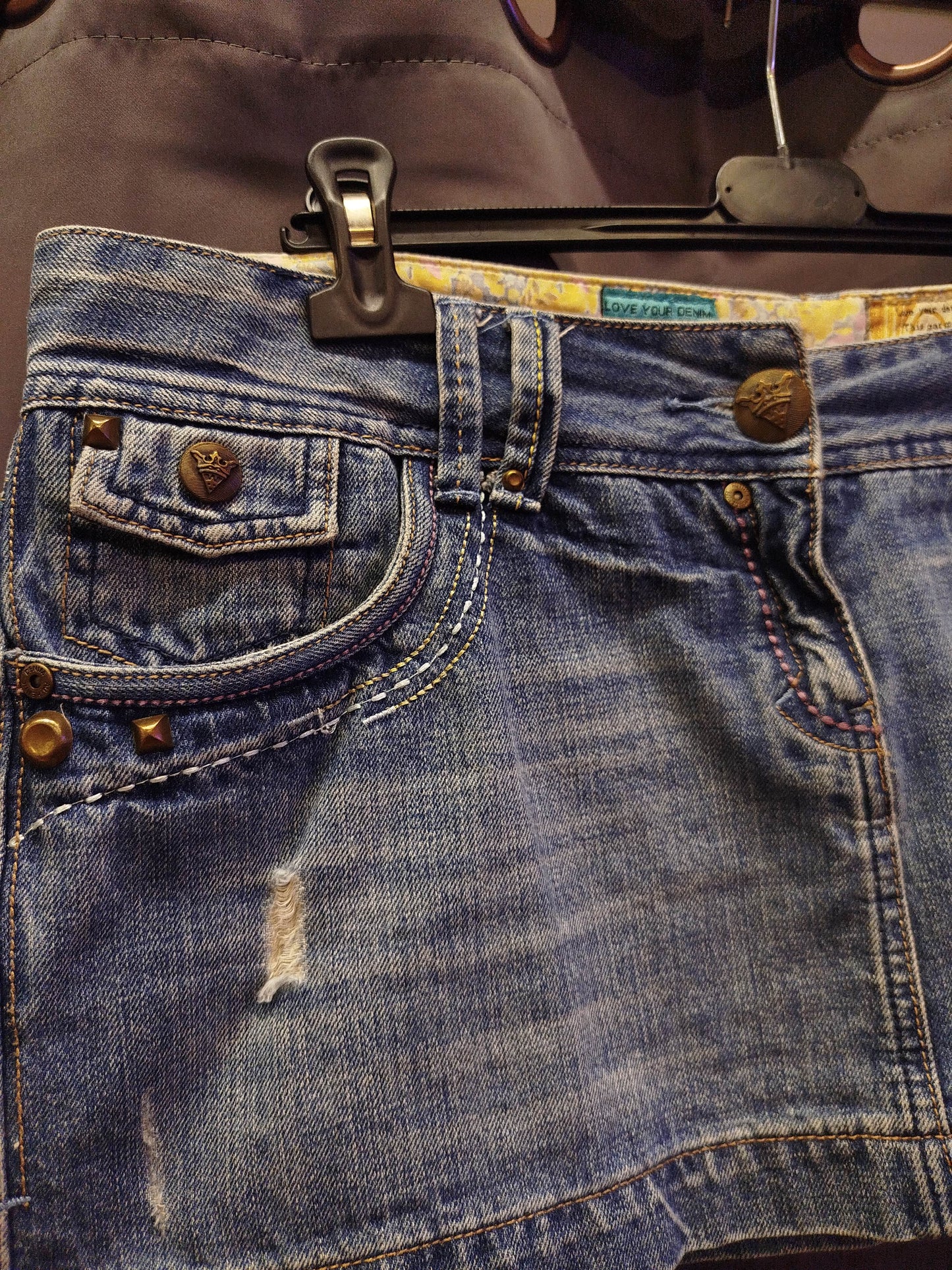 Minigonna in denim y2k (L)