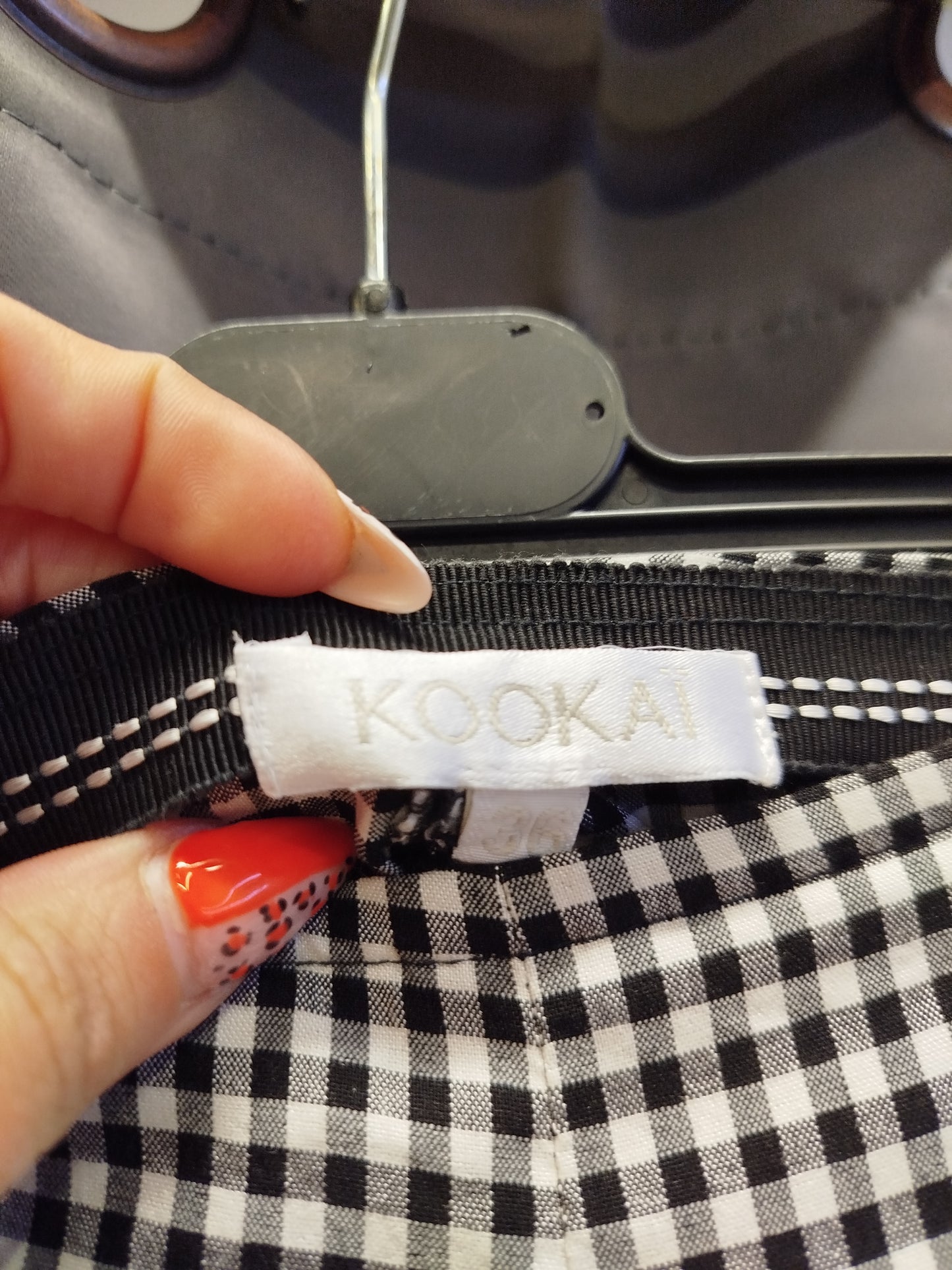 Pantalone a quadri Kookaï (S)