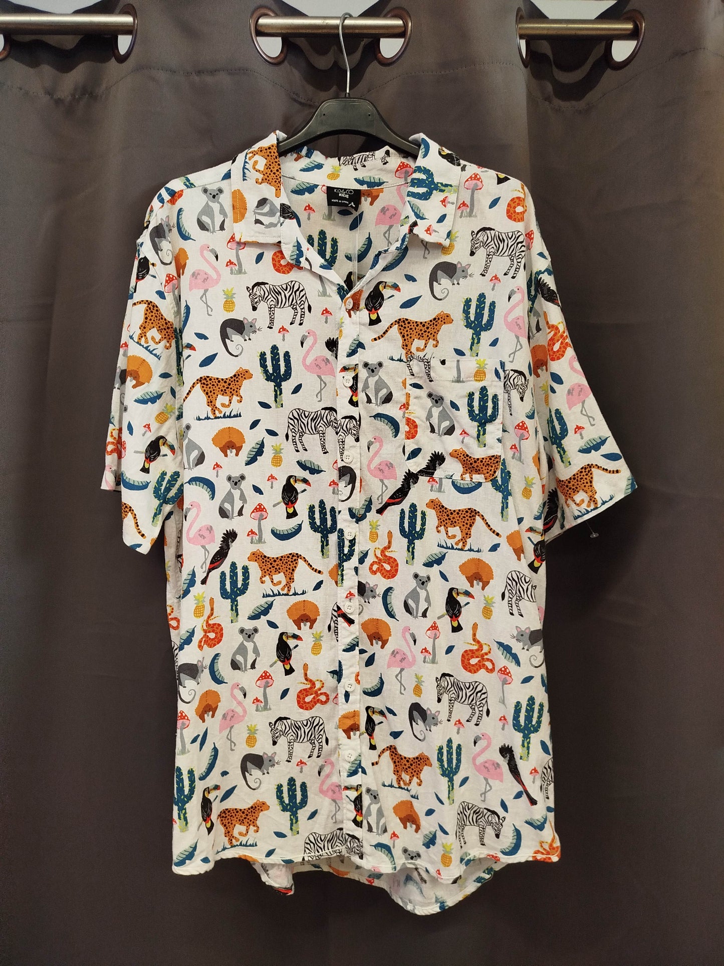 Kip&Co x Cotton Kids shirt -100% plastic recycled (L)