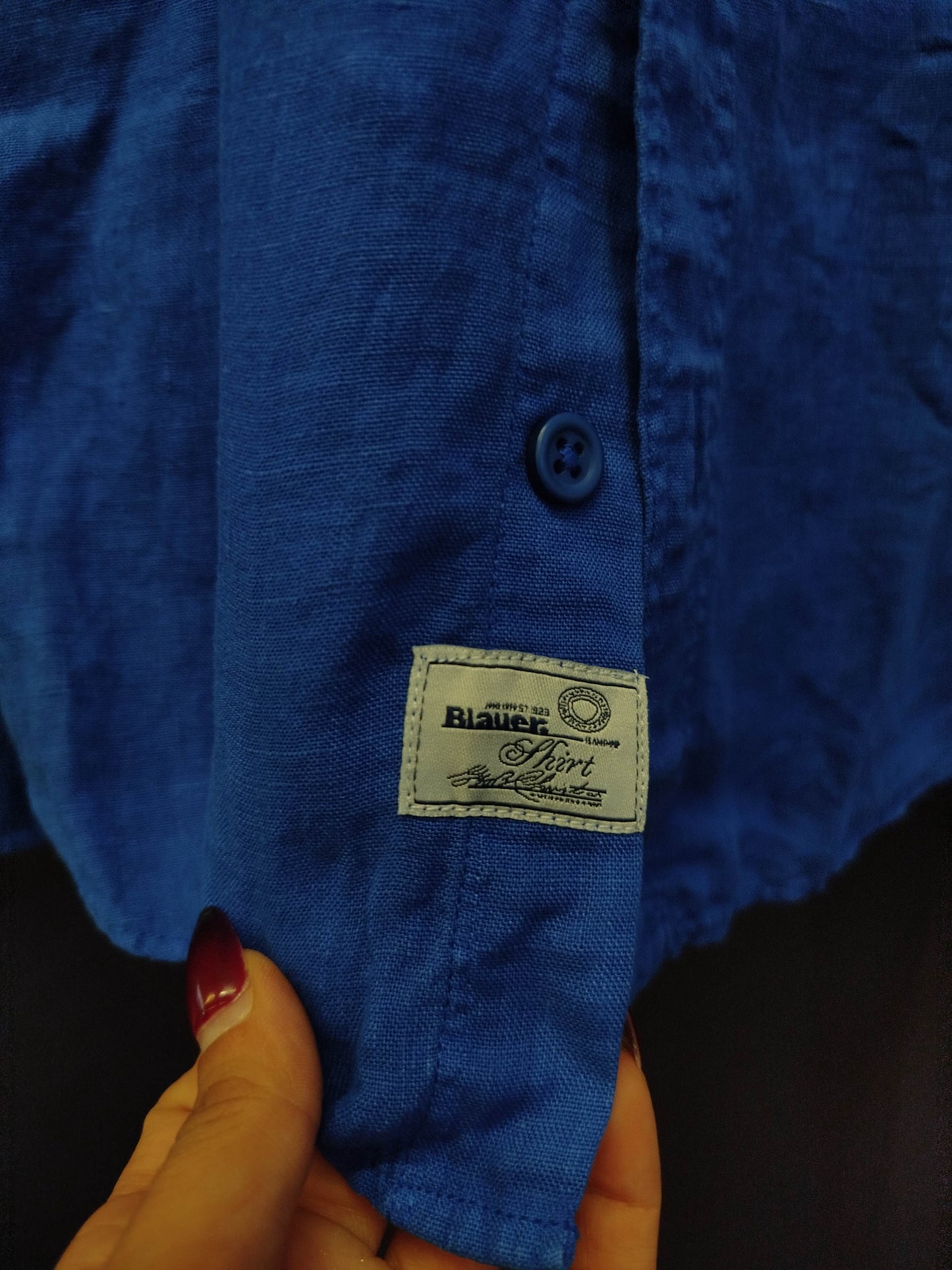 Camicia in lino Blauer (s)