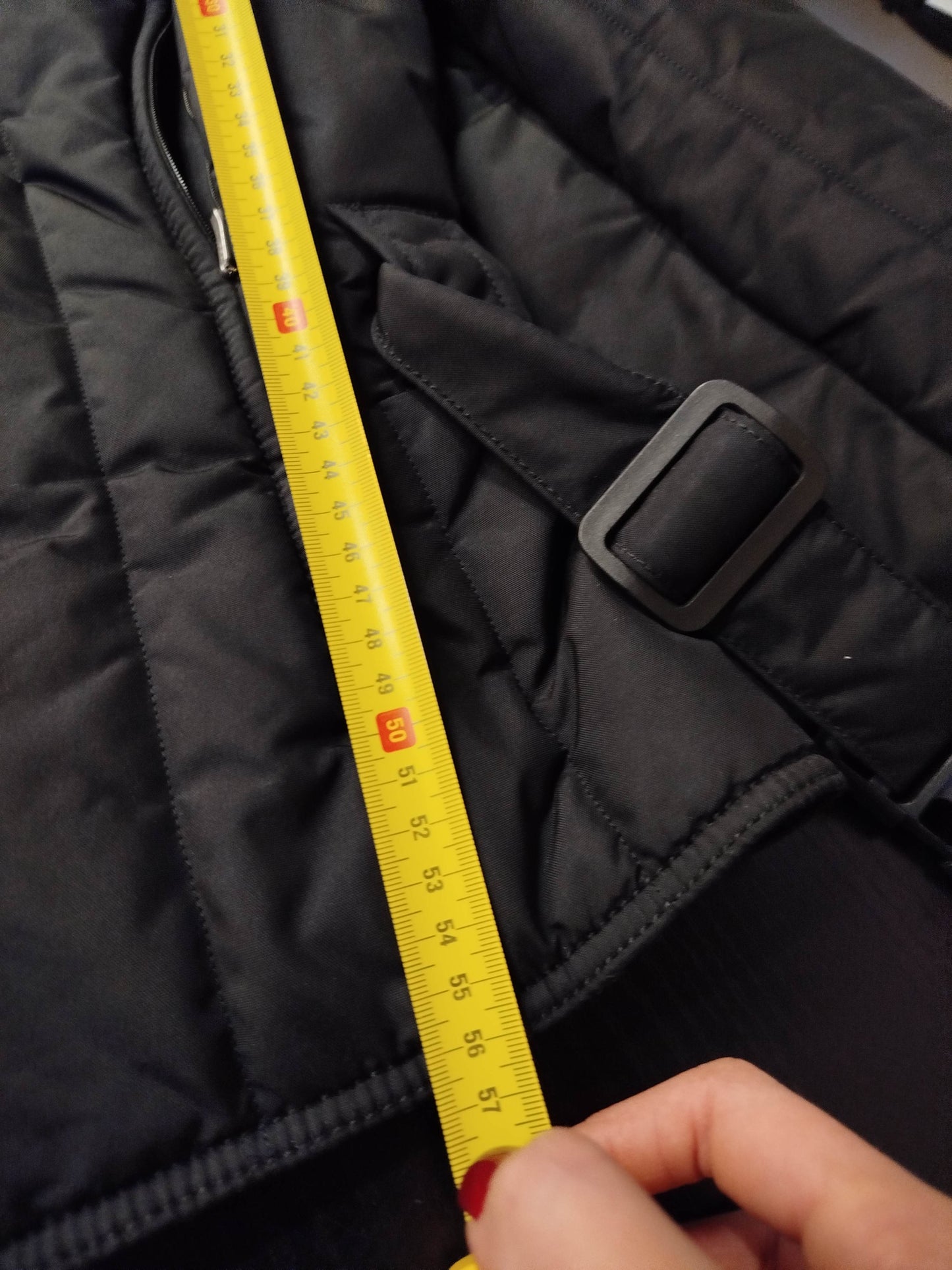 Giubbotto Refrigiwear nero con cinta (S donna)