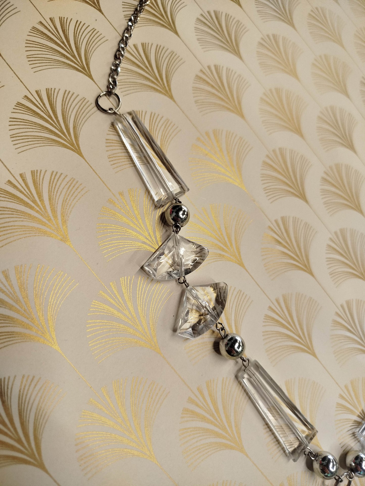 Collana lunga argento