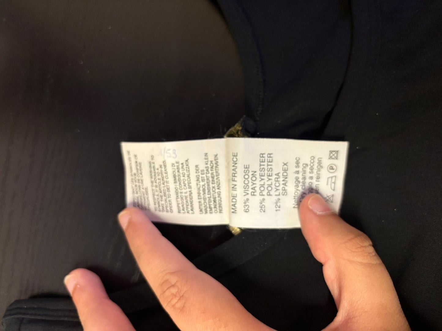 Top nero Plein Sud (xs)