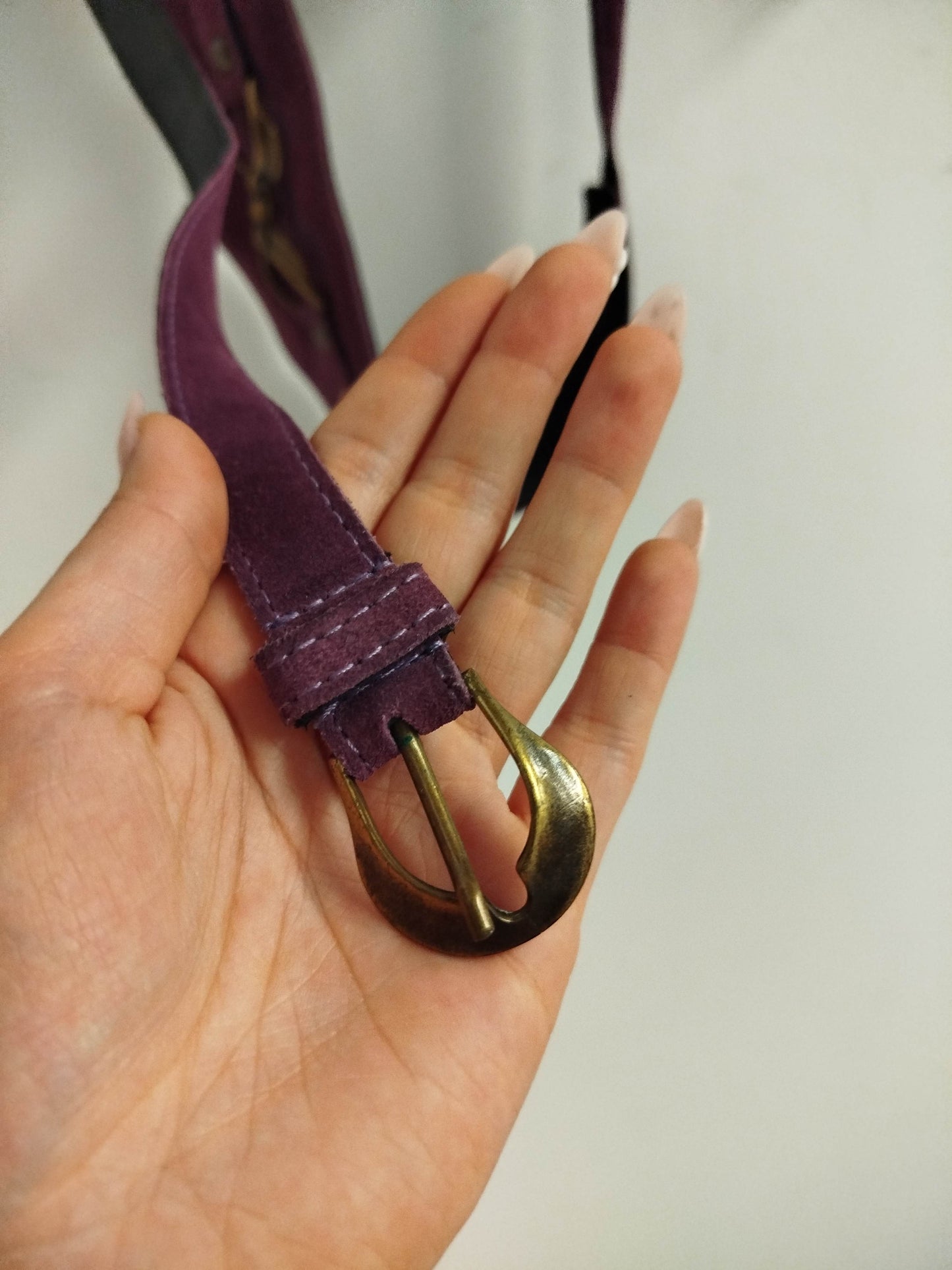 Cintura vintage in pelle