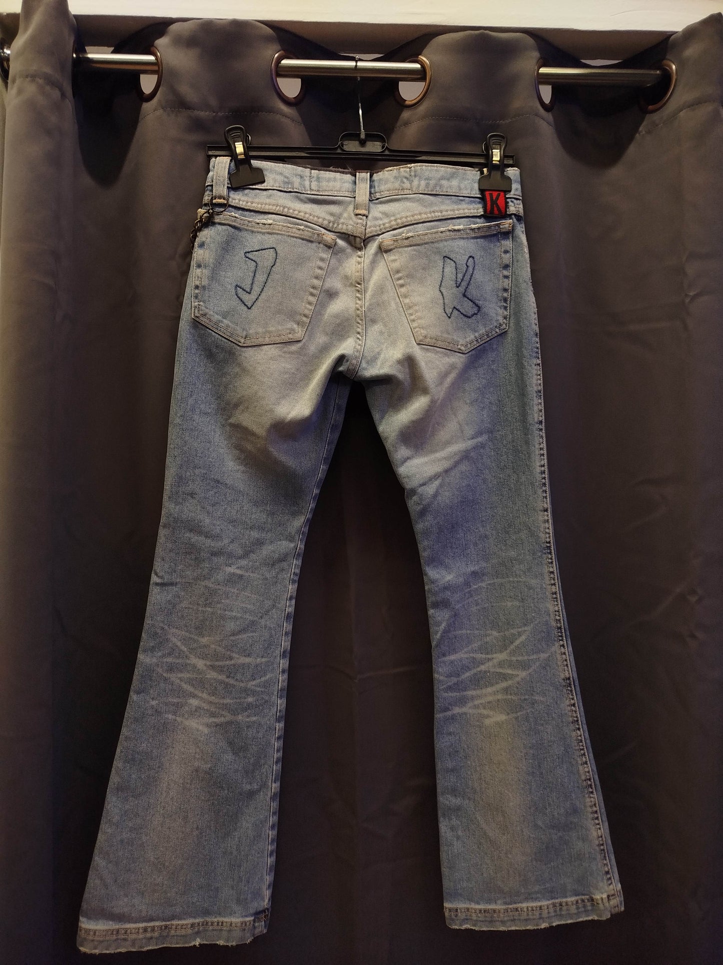 Jo Kang limited edition flared jeans (s)