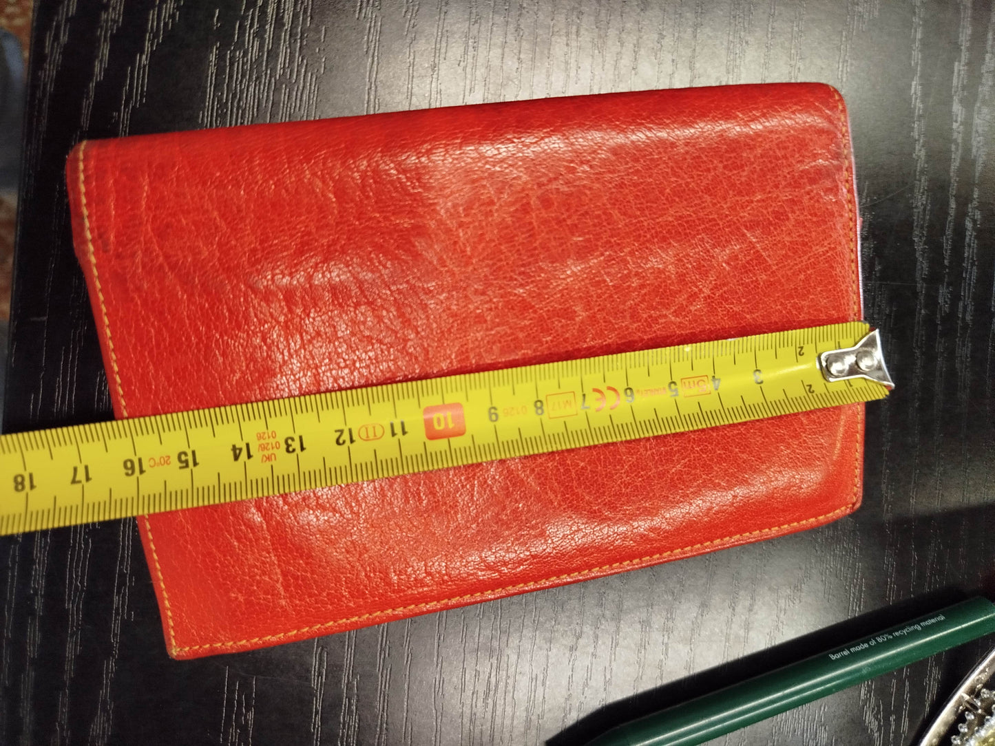 Red vintage wallet
