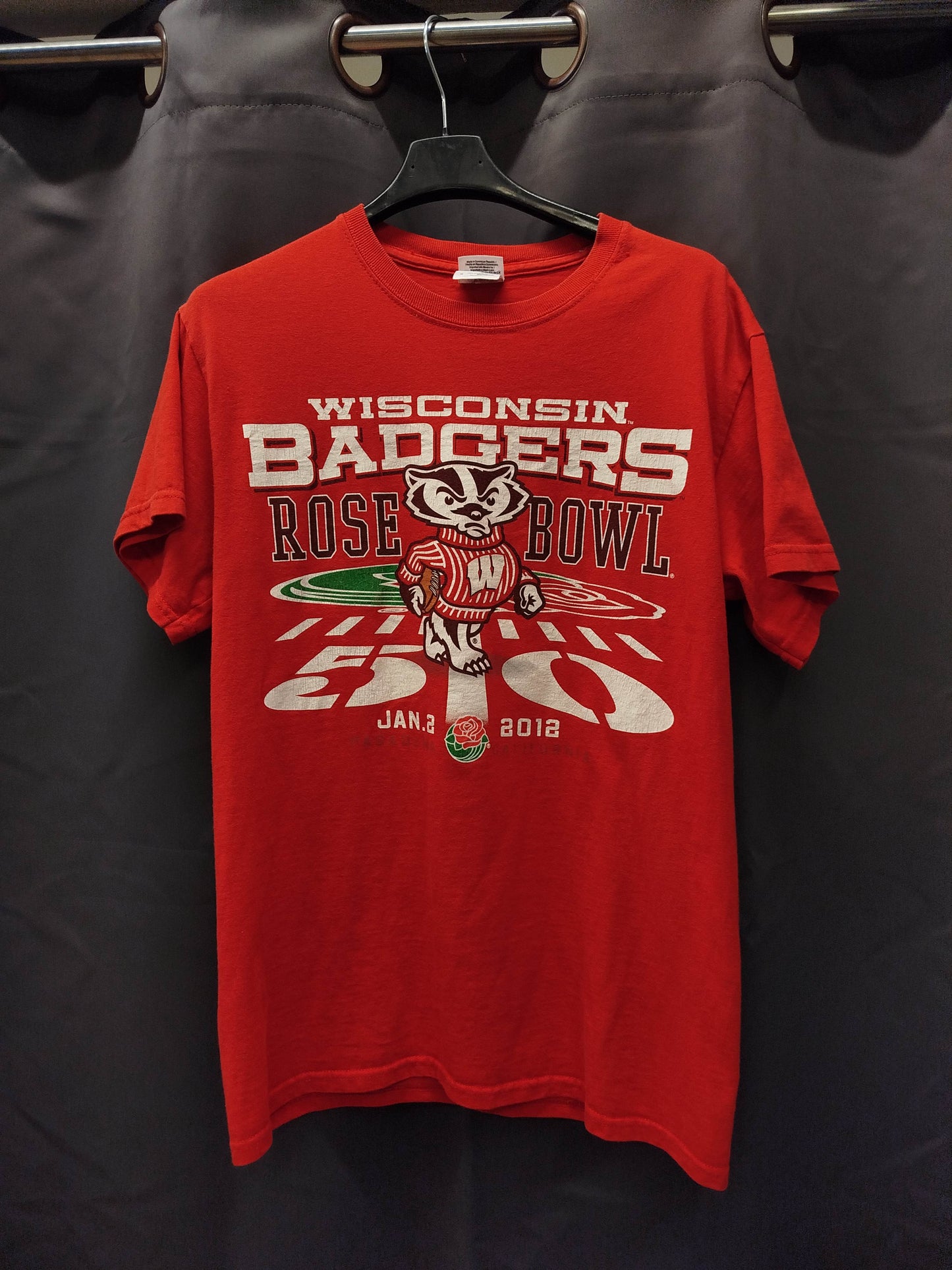 T-shirt Wisconsin Badgers Rose Bowl 2012 (s)