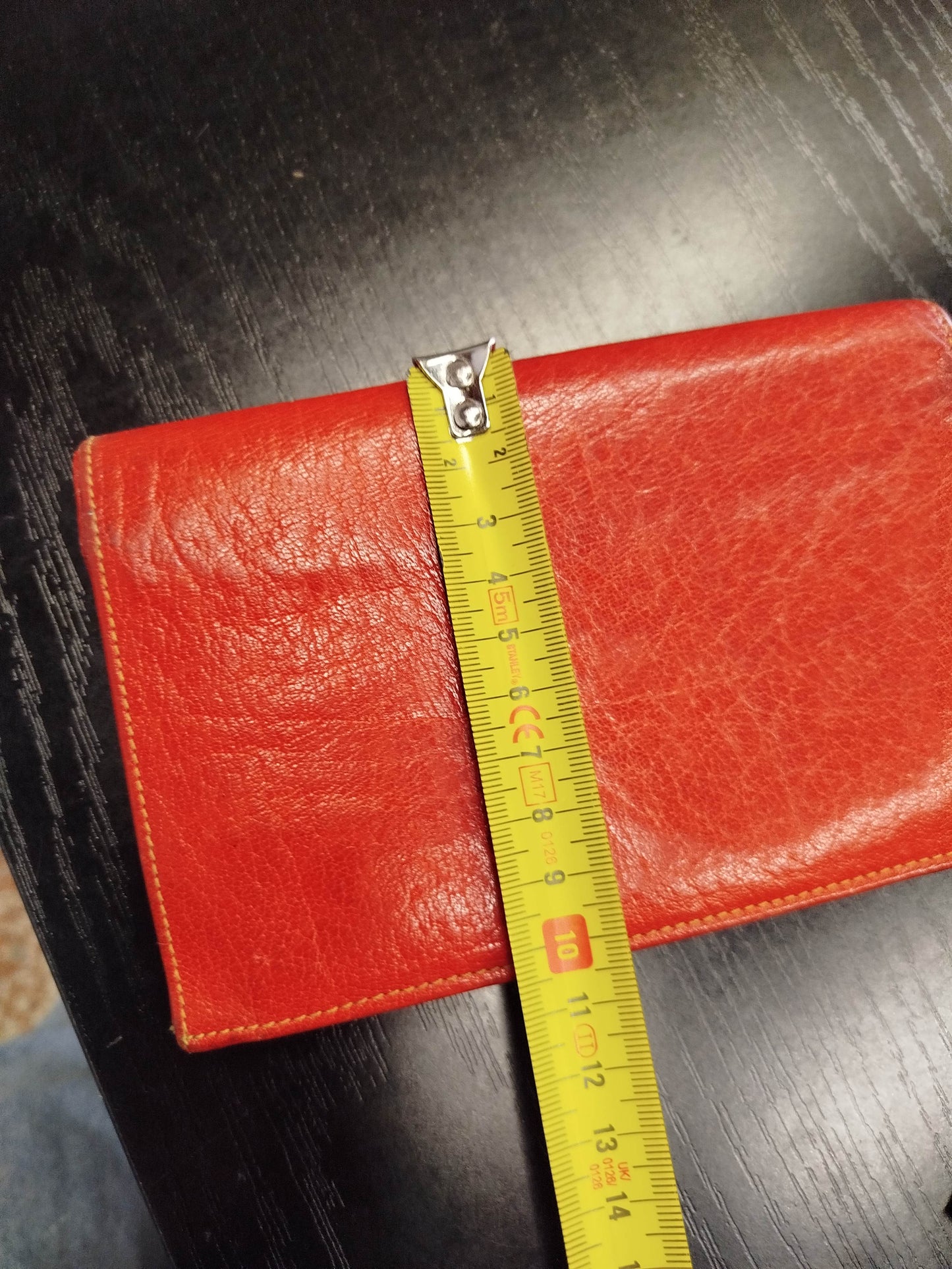 Red vintage wallet