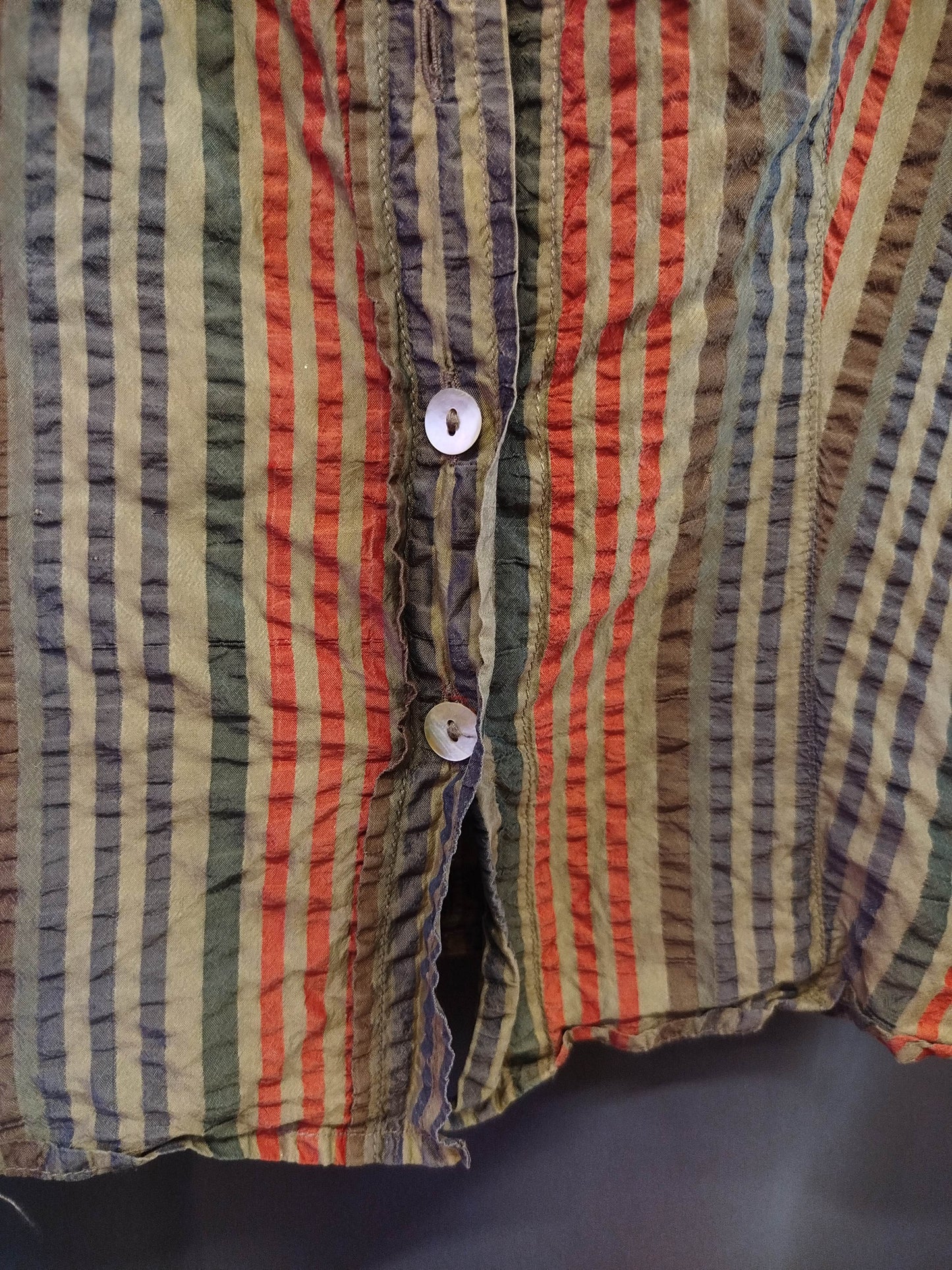 Camicia smanicata in seta (M)