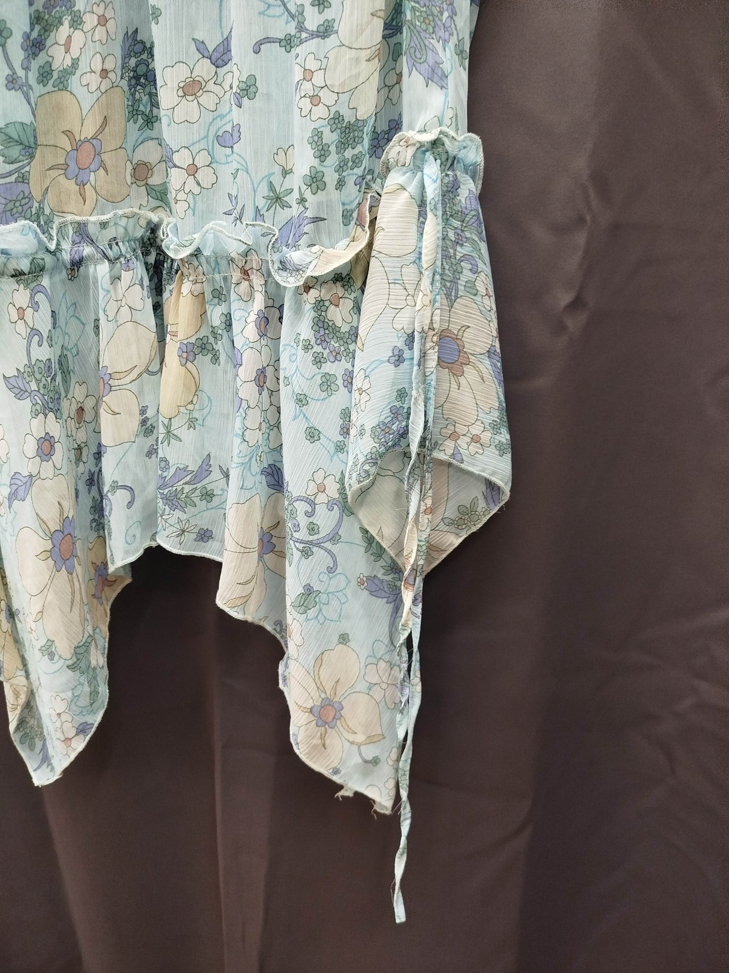 Canotta in seta Blu Deise (xxl)