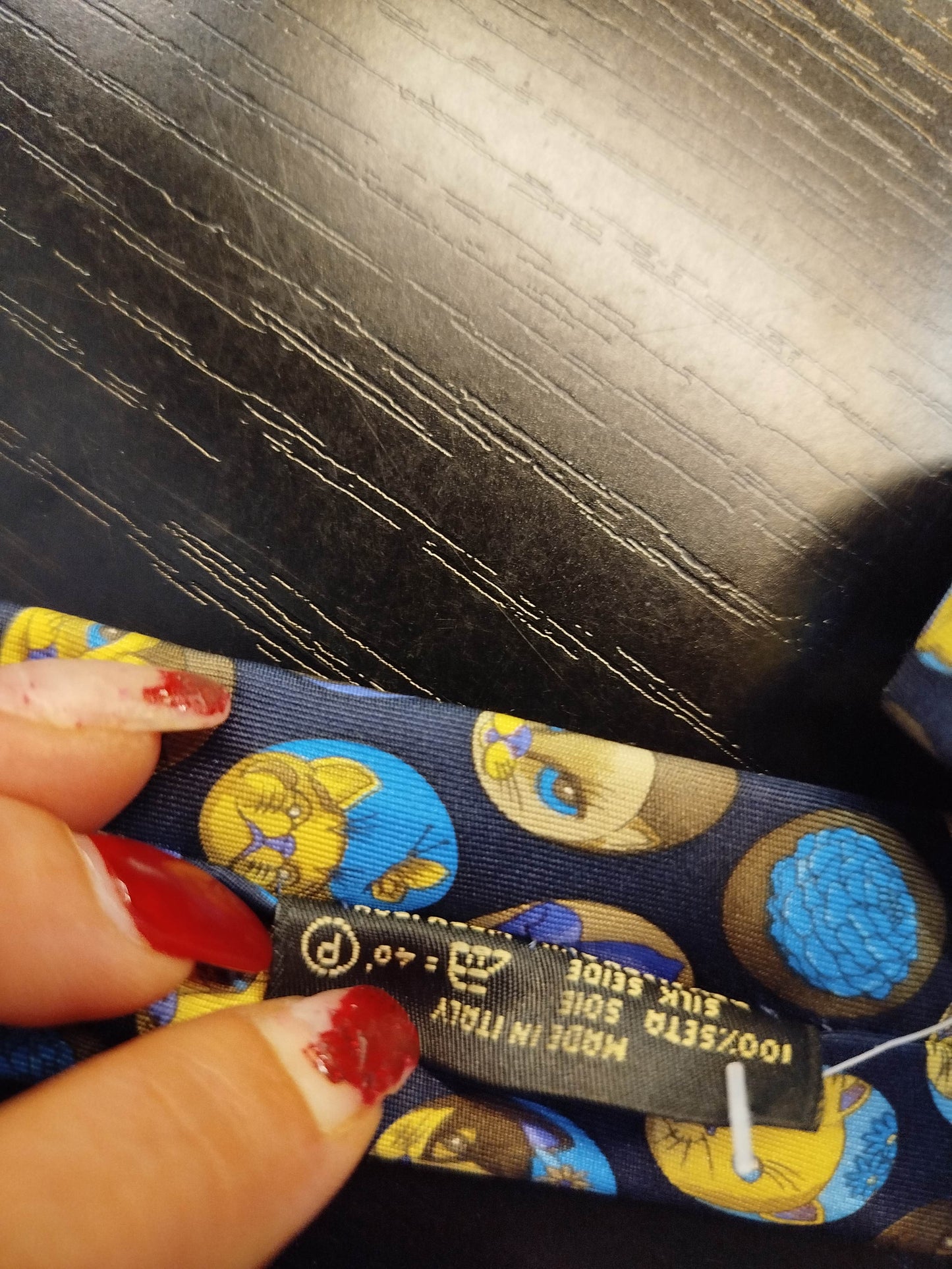 Cravatta vintage Leonard Paris in seta