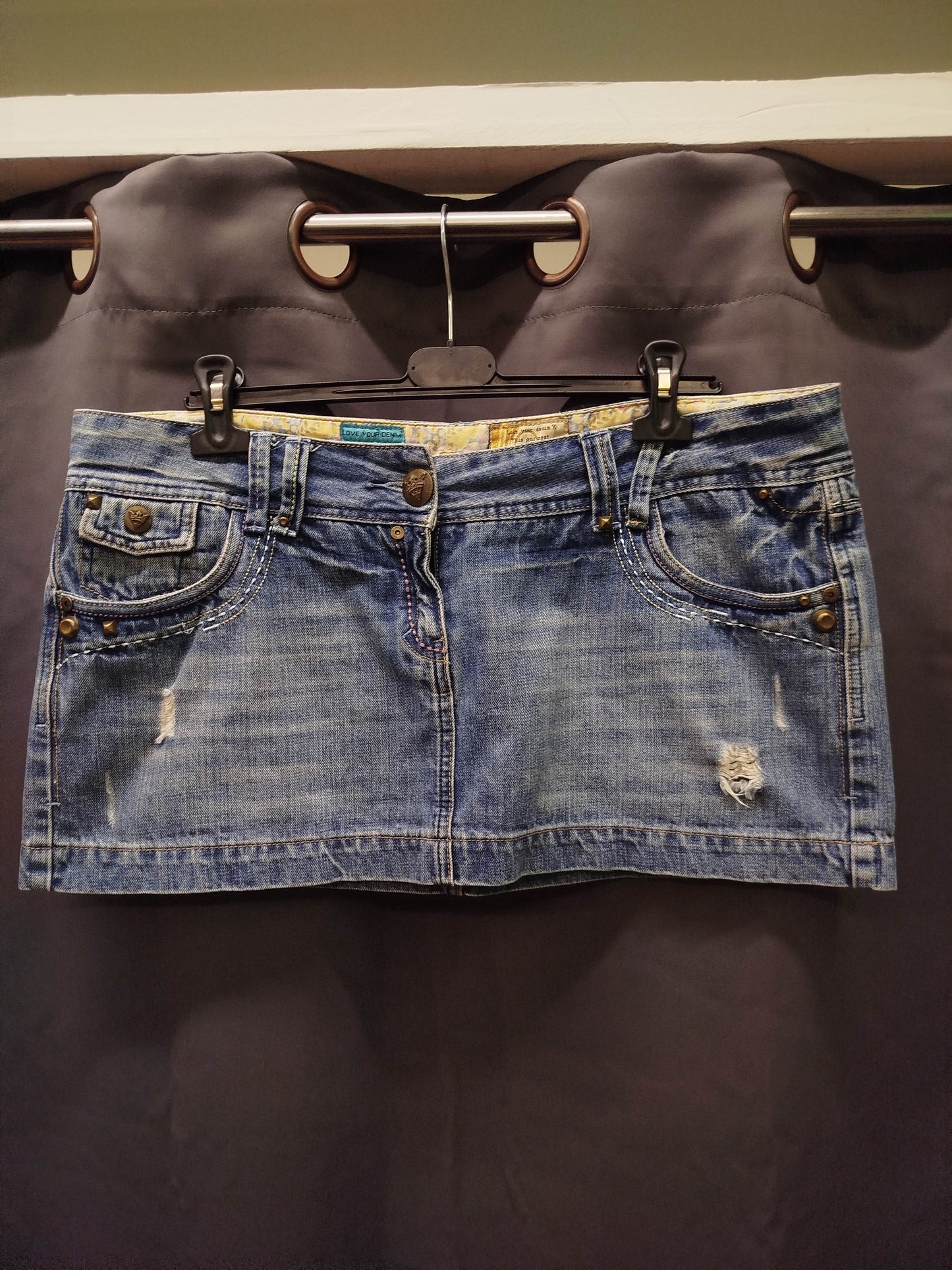 Minigonna in denim y2k (L)