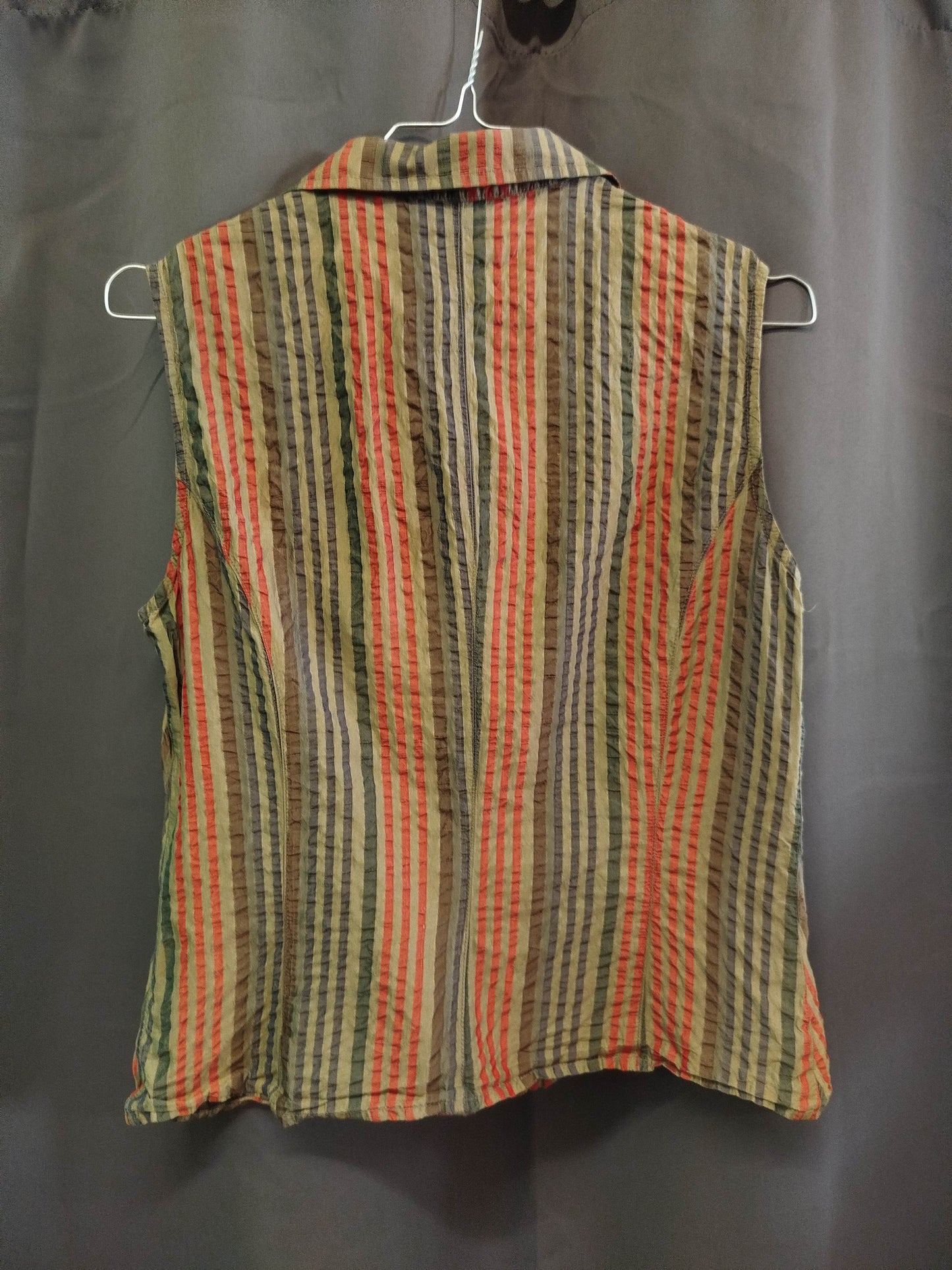 Camicia smanicata in seta (M)