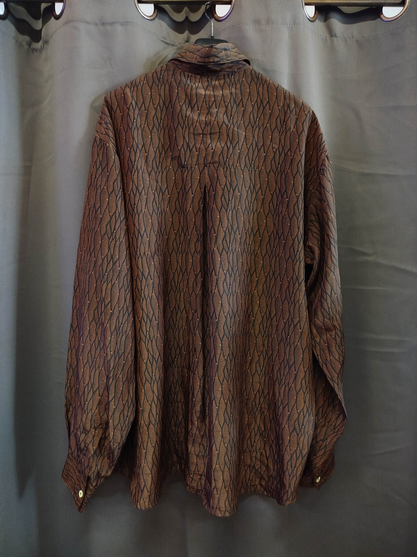 Vintage Nick Baltimora Men's Shirt, Size L – Designed by Roberto Chiassai, Made in Italy, 1980s