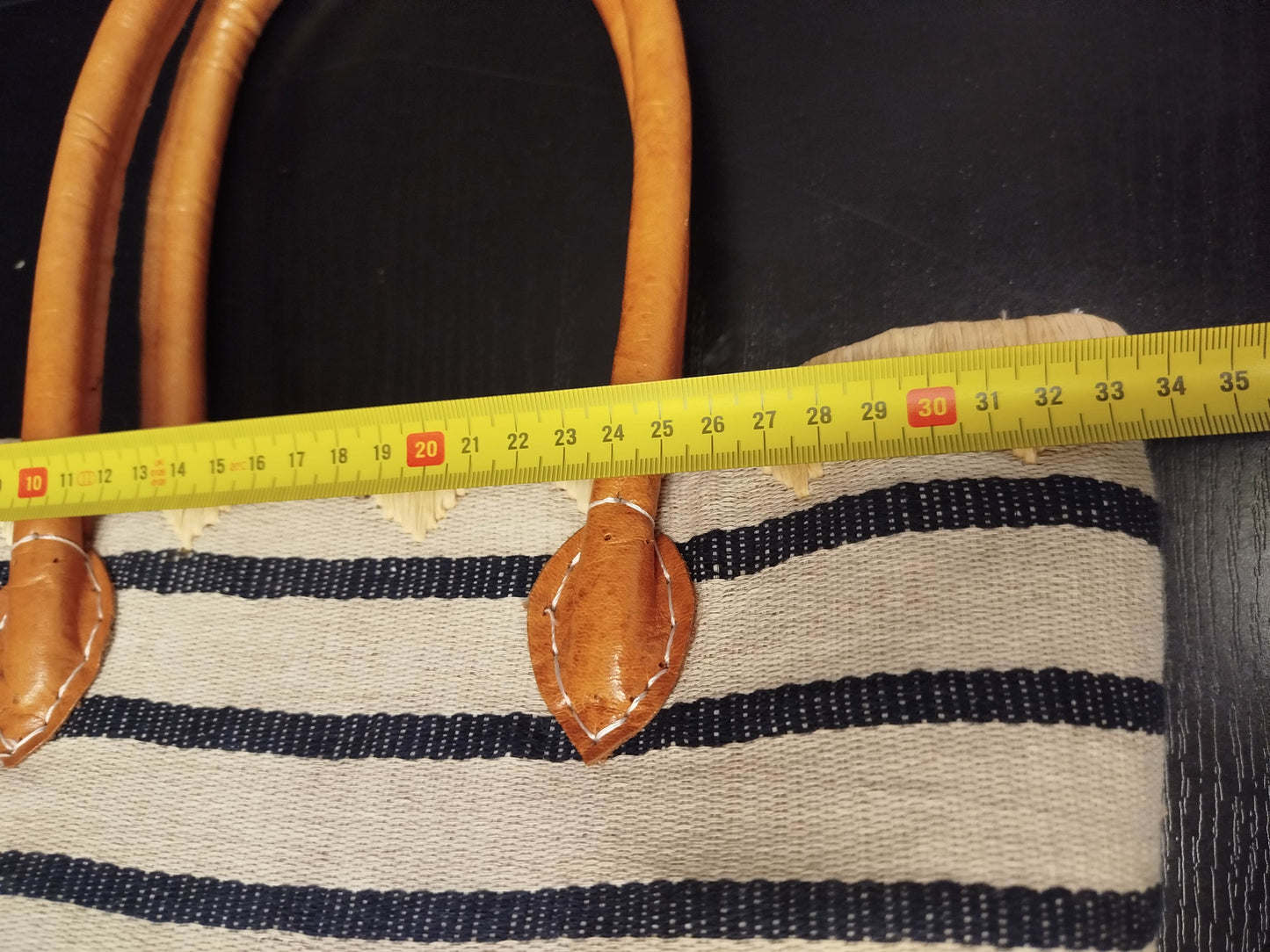 Terre Rouge straw bag