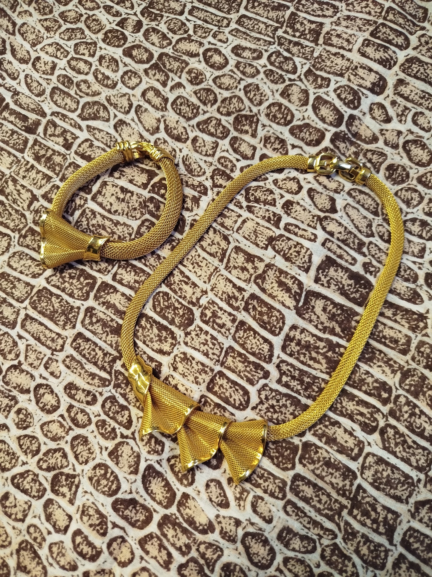 Collana e bracciale Givenchy 80's