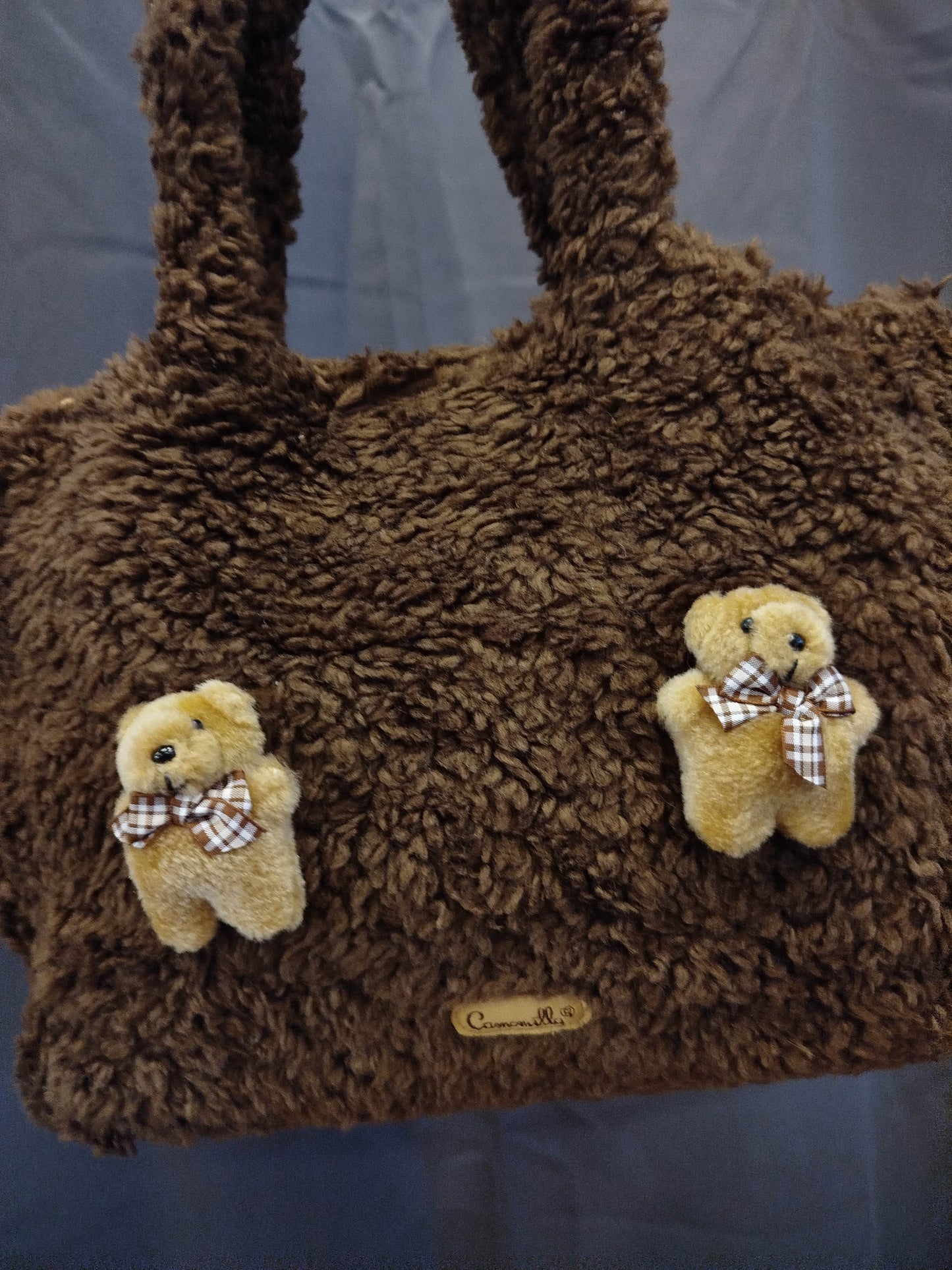 Borsa peluche Camomilla nuova con cartellino