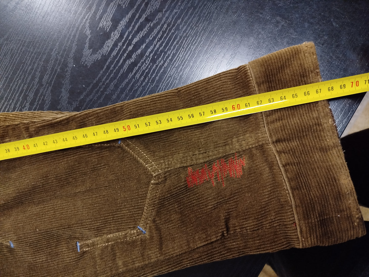 Gaetano Navarra velvet capri trousers, aged model (xs)