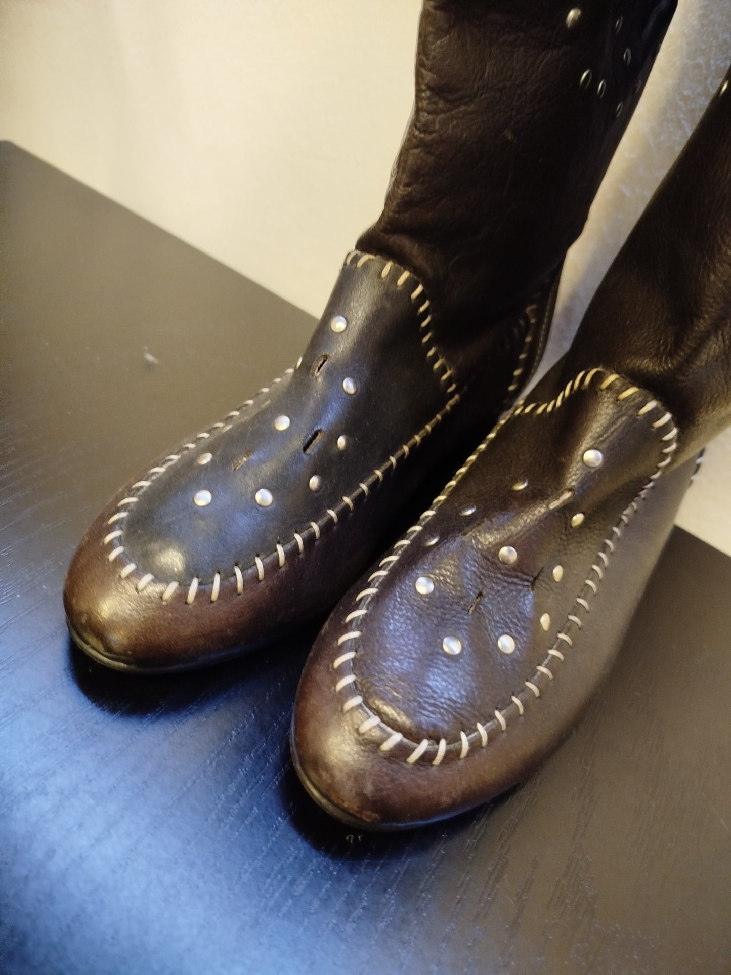Stivale vintage in vera pelle (36 ½)