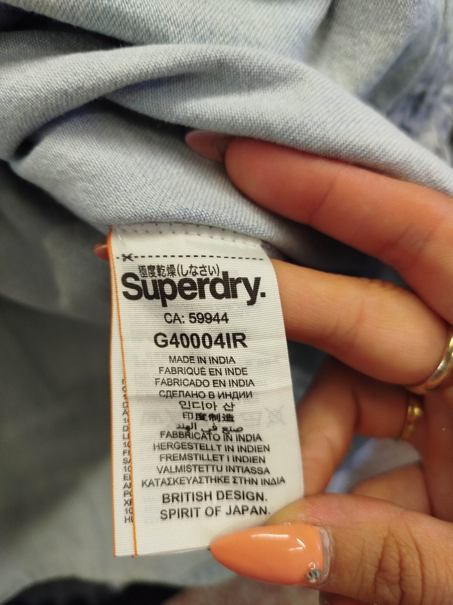 Japanese limited edition Super Dry shirt (S)