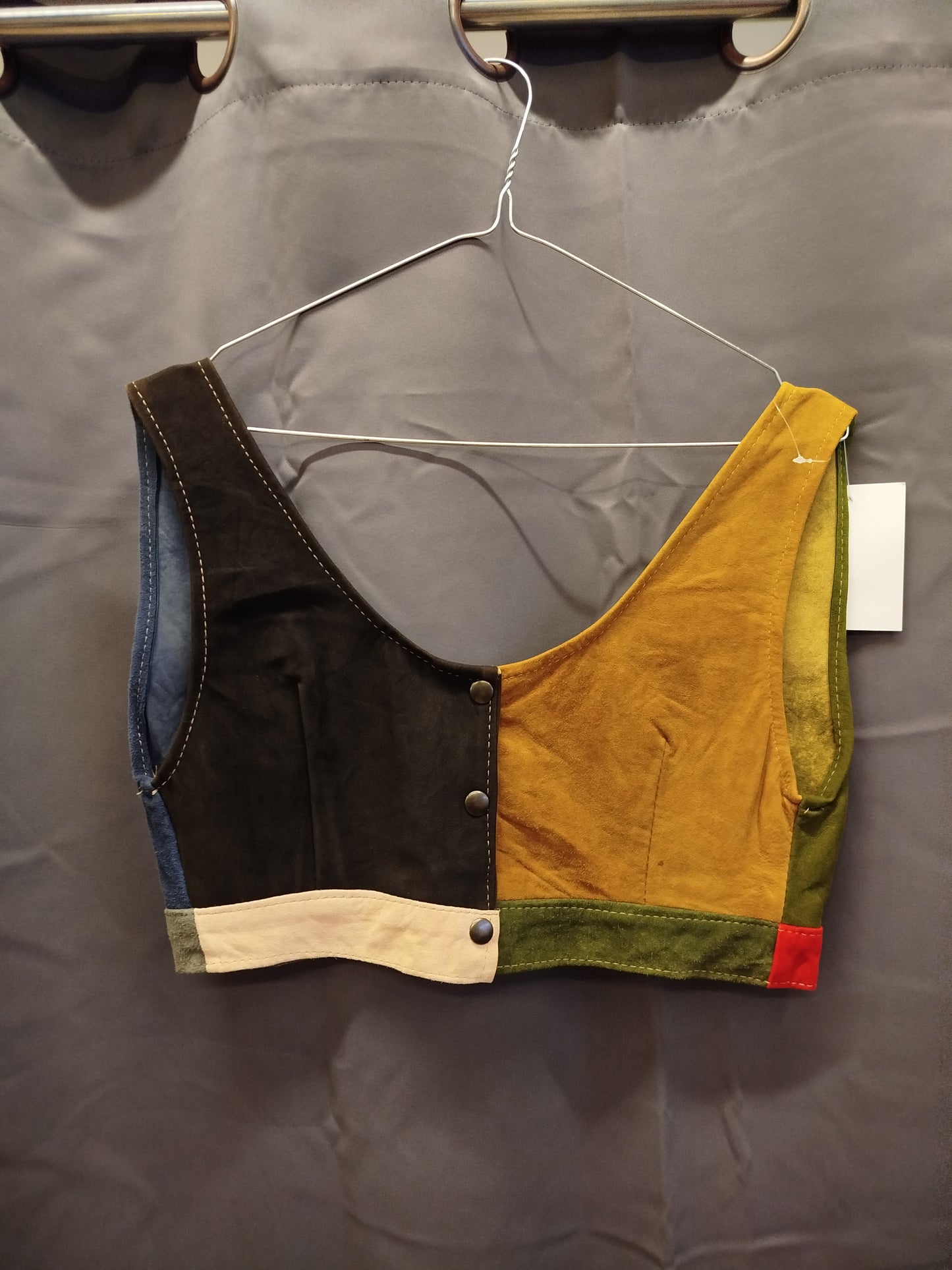 Top in pelle vintage Cha Cha Loco (m)