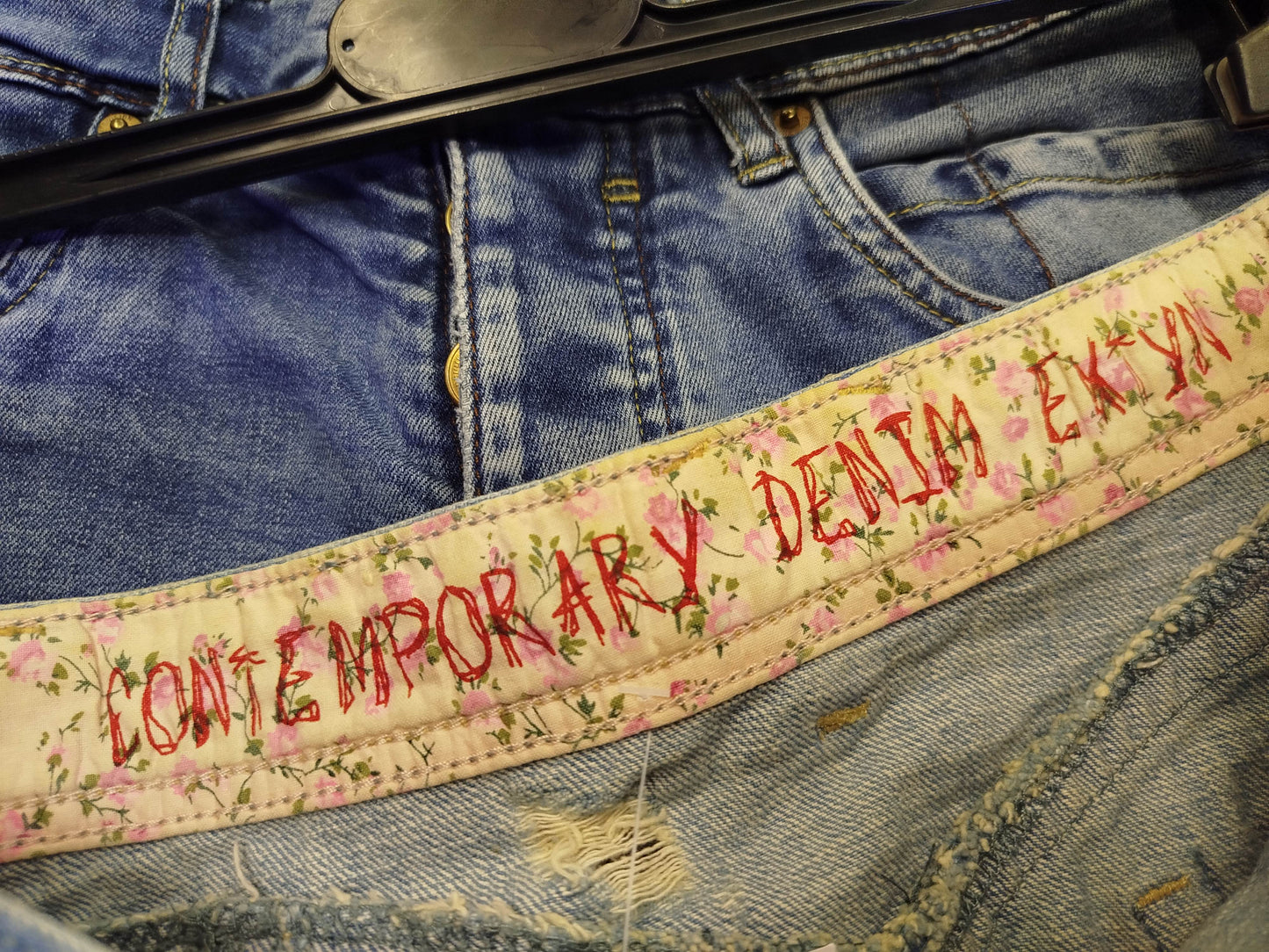Minigonna Contemporary denim y2k (L)