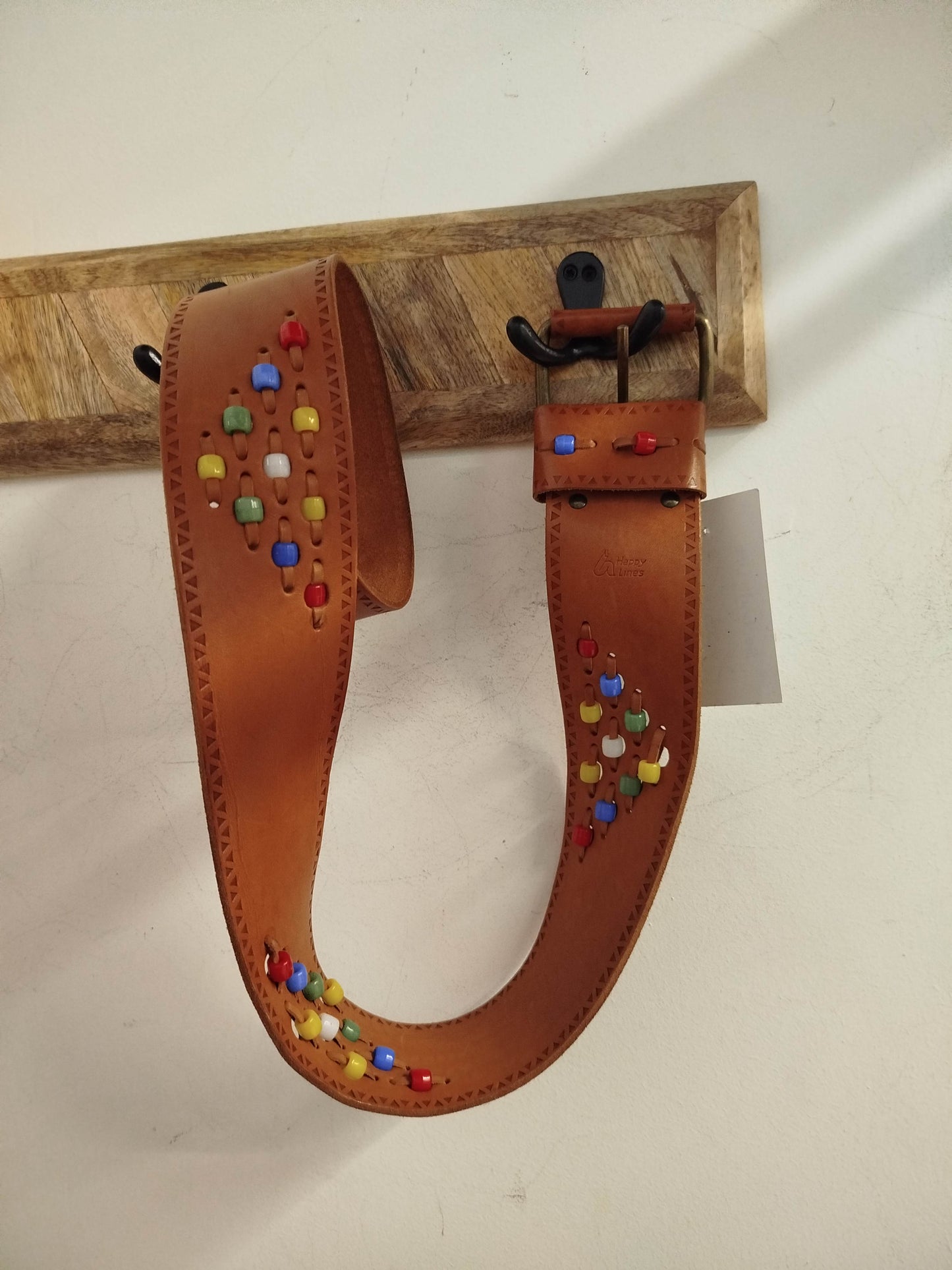 Cintura vintage in pelle (95cm)