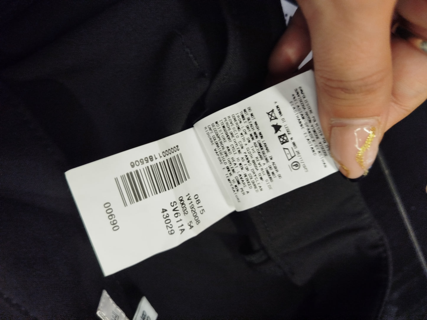 Pantalone Versace Jeans Couture nuovo con etichetta (xs)