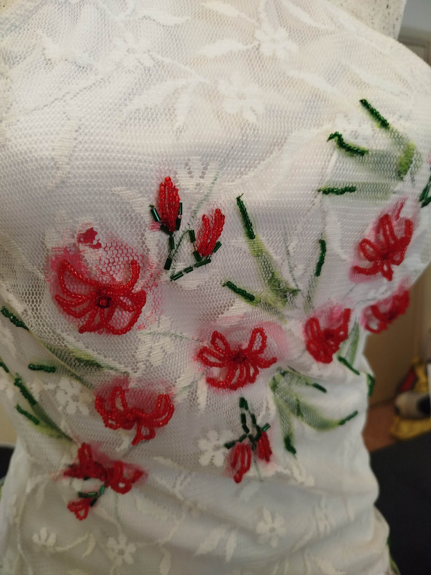 Abito in pizzo vintage (M)