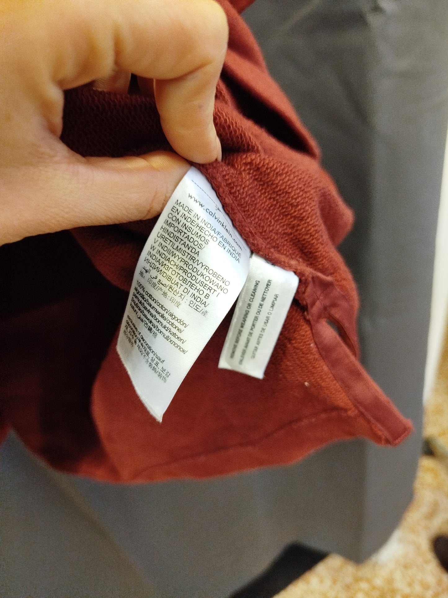 Felpa Manica corta Calvin Klein (XXL)