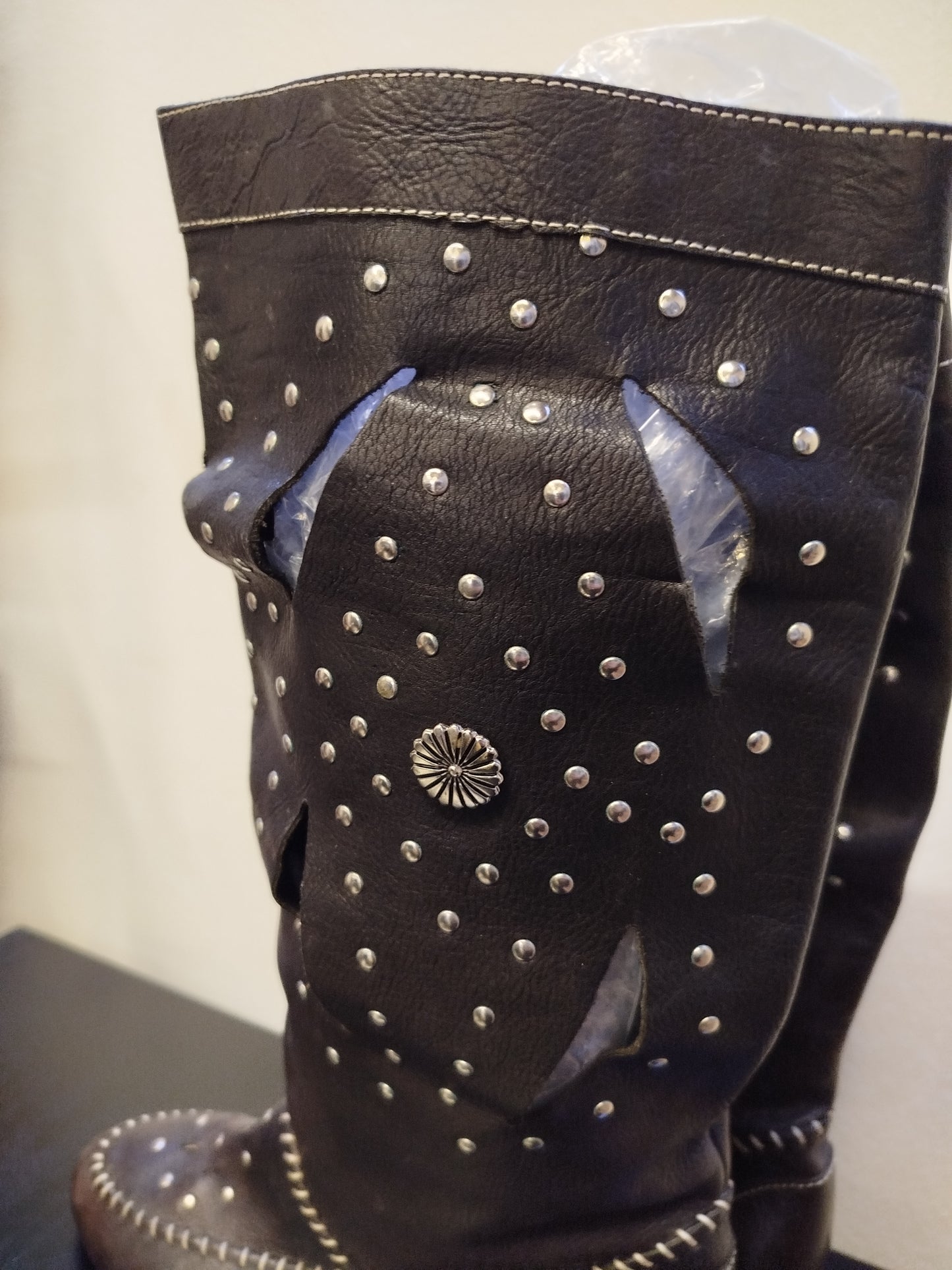 Stivale vintage in vera pelle (36 ½)