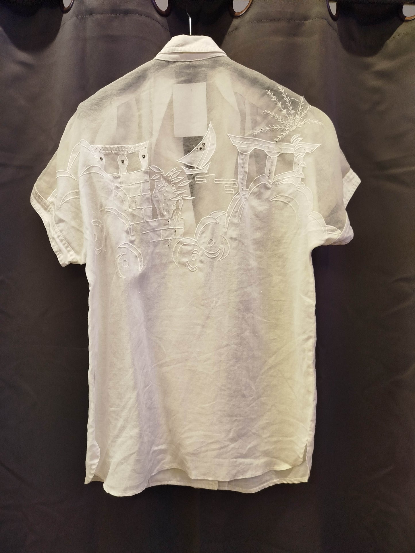 Camicia vintage in ramié (xl)